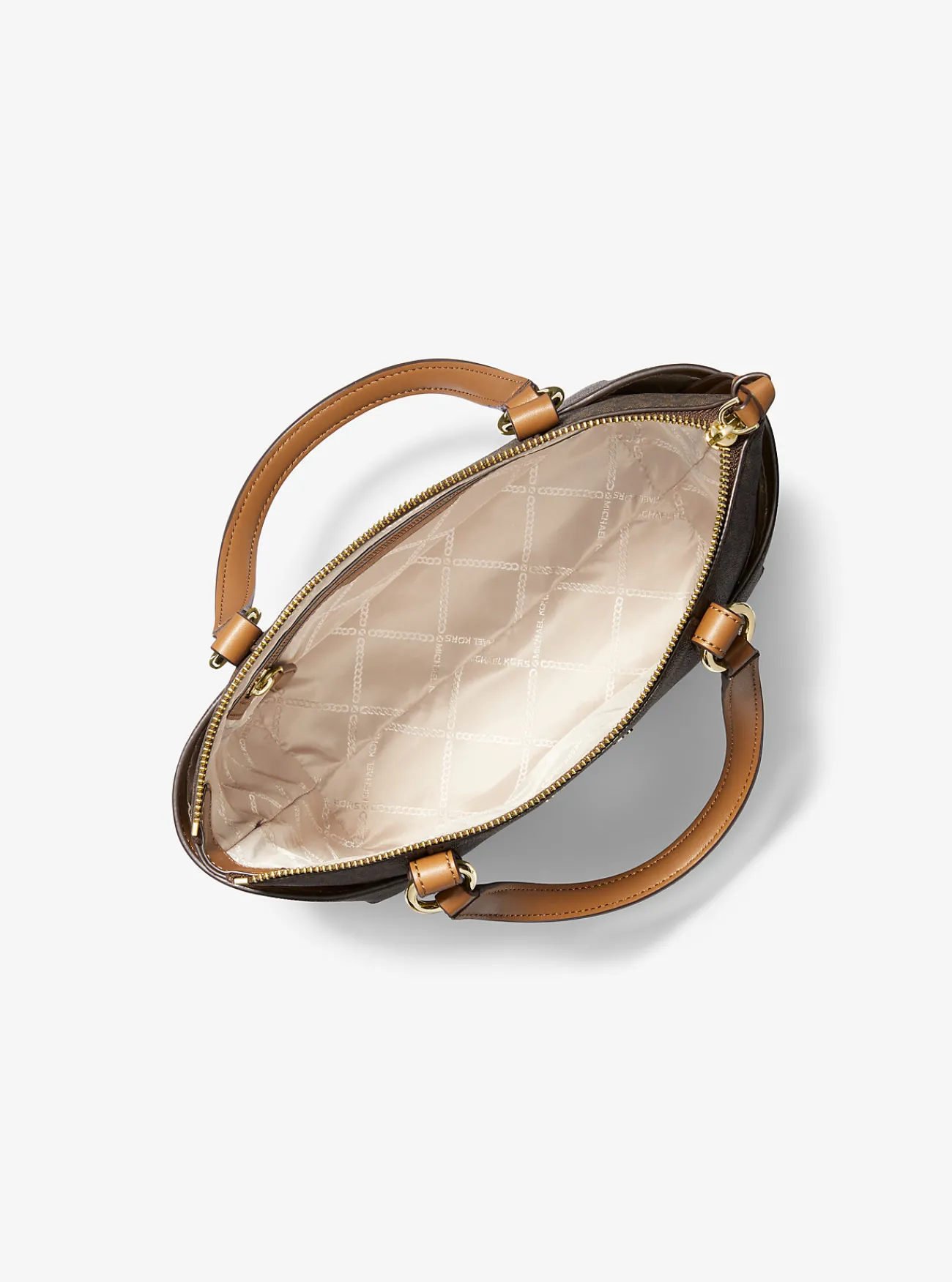 Michael Kors Draagtas Sullivan met rits aan de bovenkant en logo, klein Sale