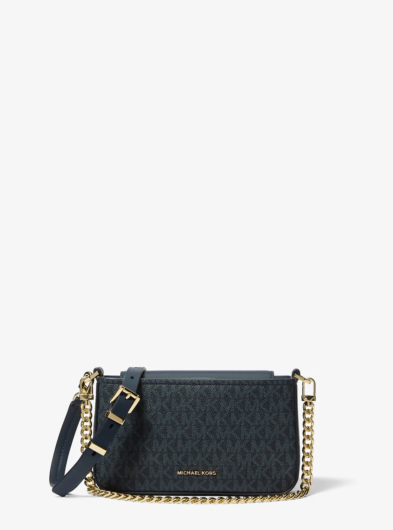 Michael Kors Enveloptas Bryant met kenmerkend logo, aanpasbaar en klein Sale