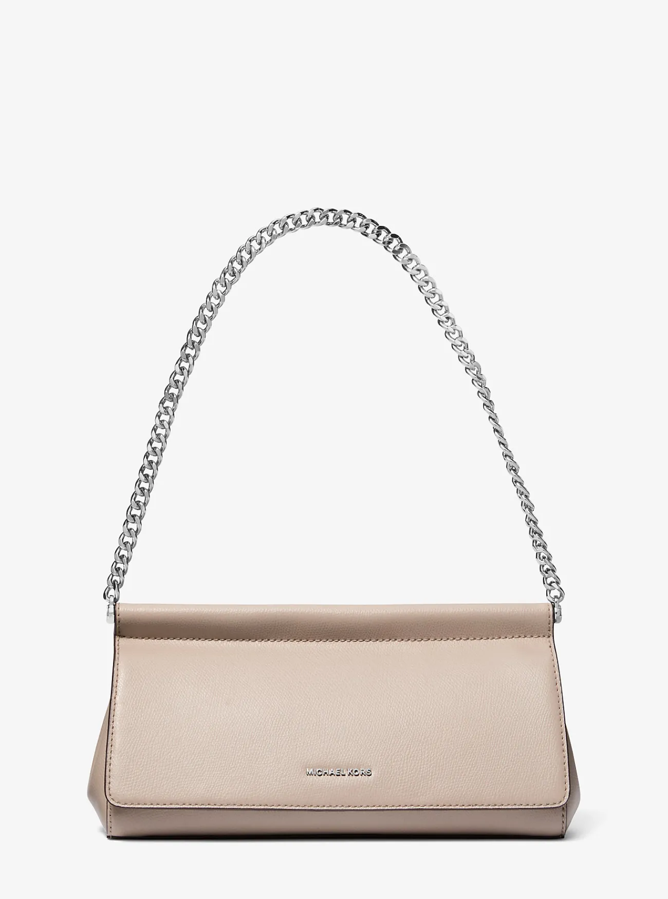 Michael Kors Enveloptas Carmine van leer, middelgroot LICHTZAND Clearance