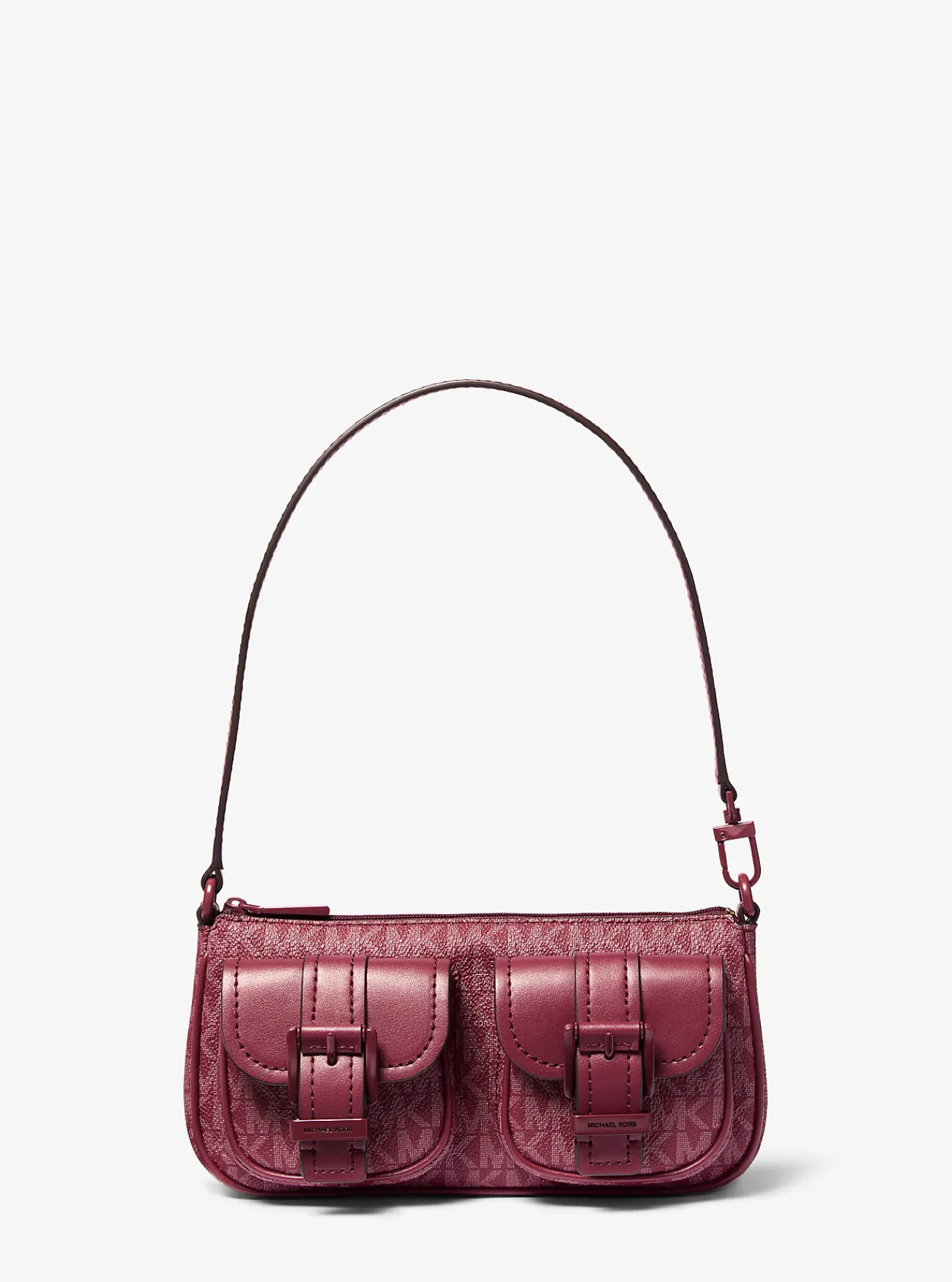 Michael Kors Enveloptas Zoe met kenmerkend logo, aanpasbaar en klein MOERBEI Hot