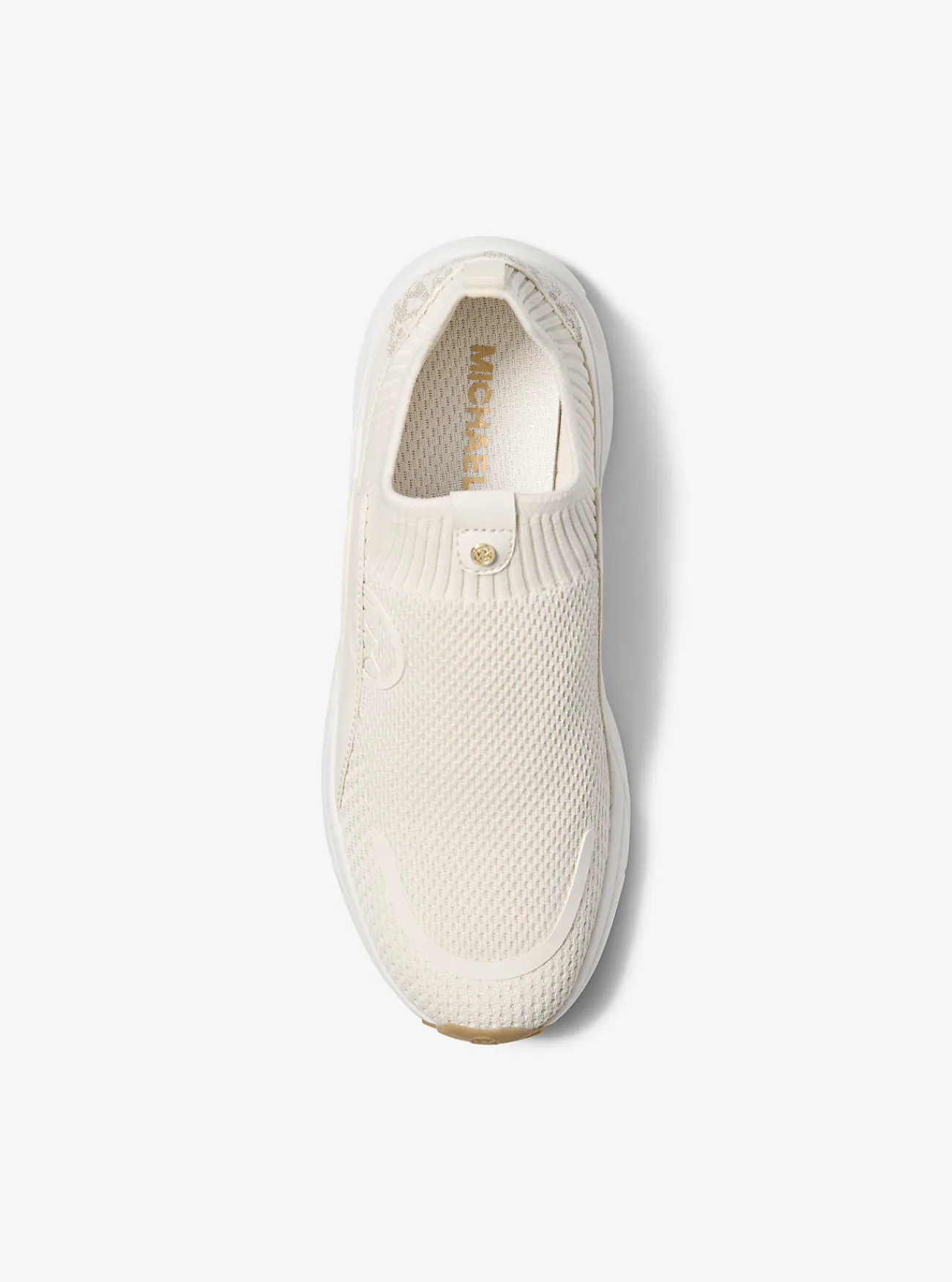 Michael Kors Gebreide sneaker Sami met stretch CRÈME Fashion