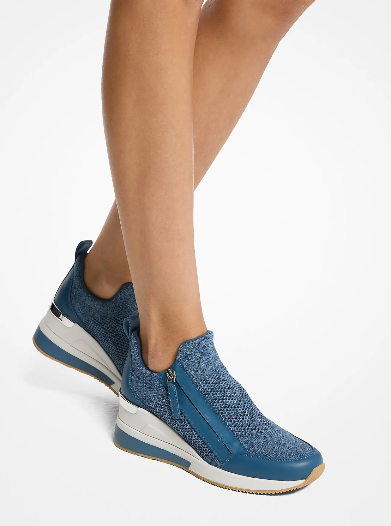 Michael Kors Gebreide sneaker Willis met stretch UNIONMETWASSING Discount