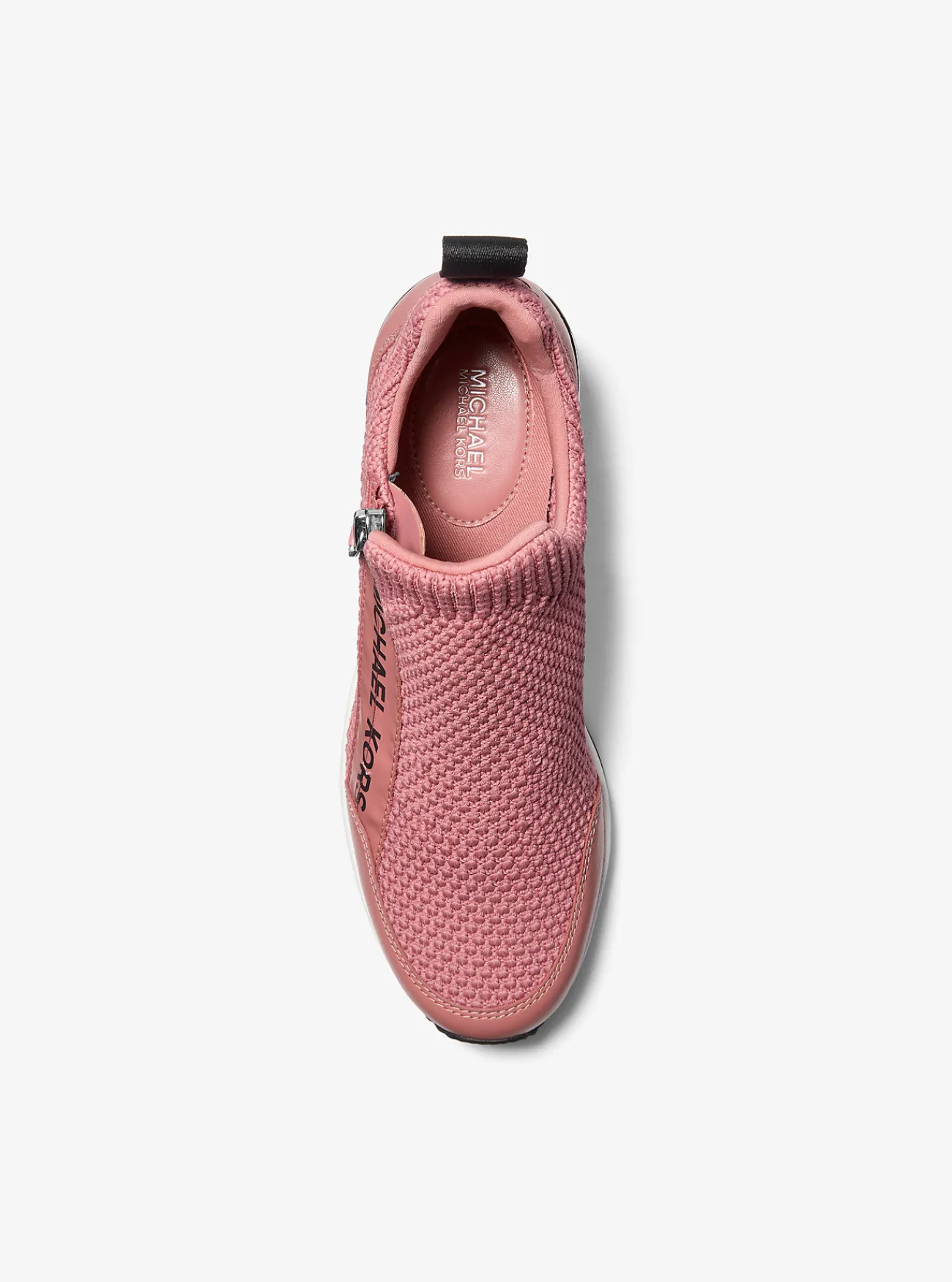 Michael Kors Gebreide sneaker Willis met stretch en textuur ROZE Fashion
