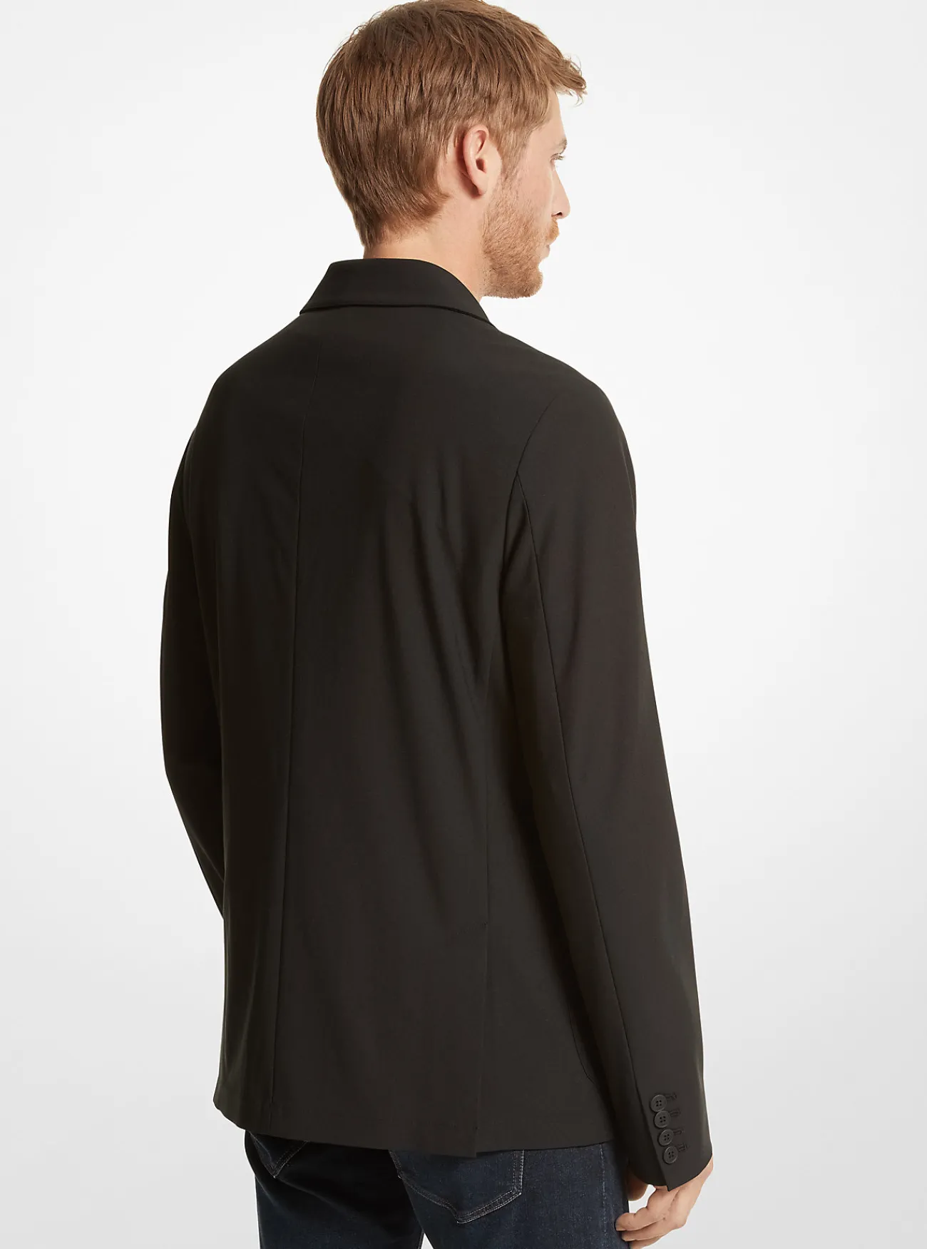Michael Kors Geweven blazer ZWART Clearance