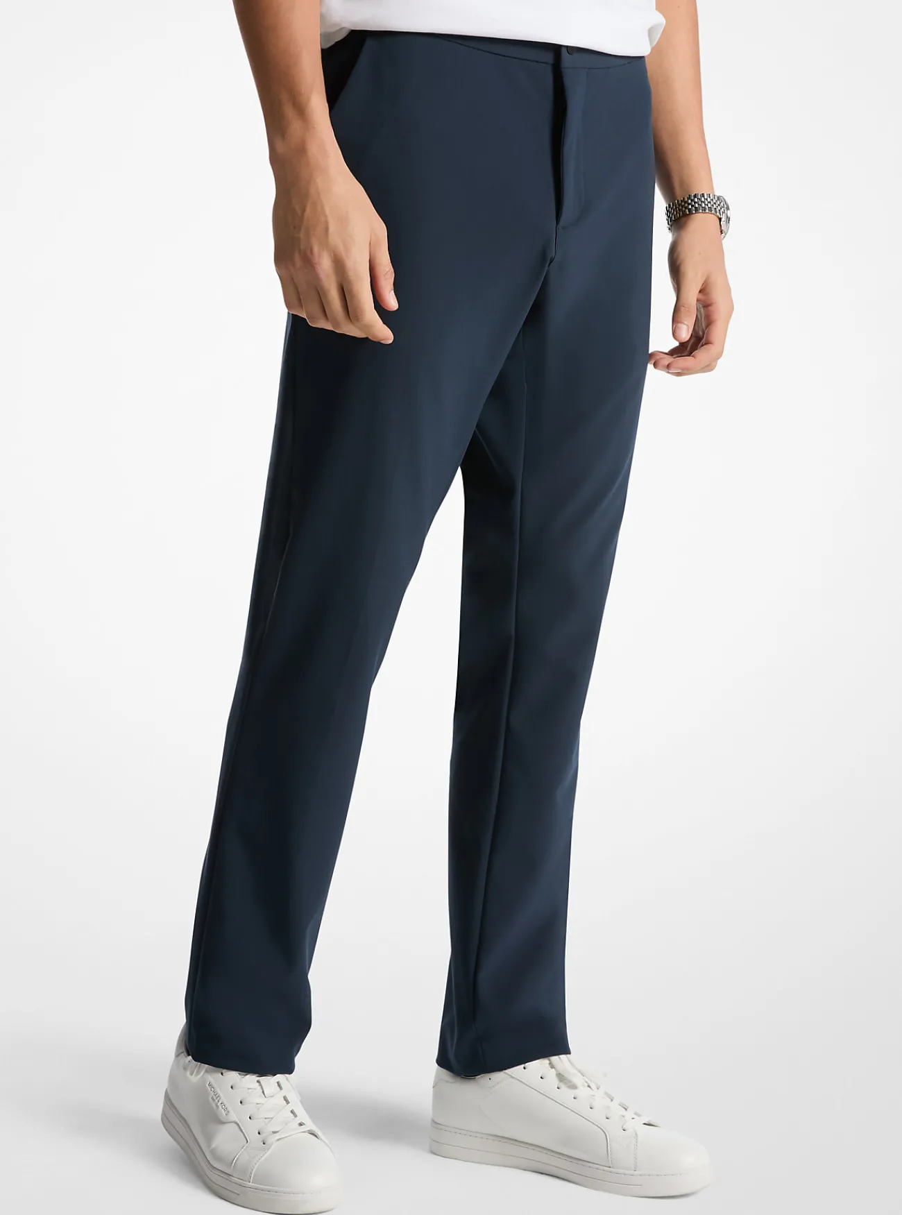 Michael Kors Geweven tech-broek MIDDERNACHTSBLAUW Fashion