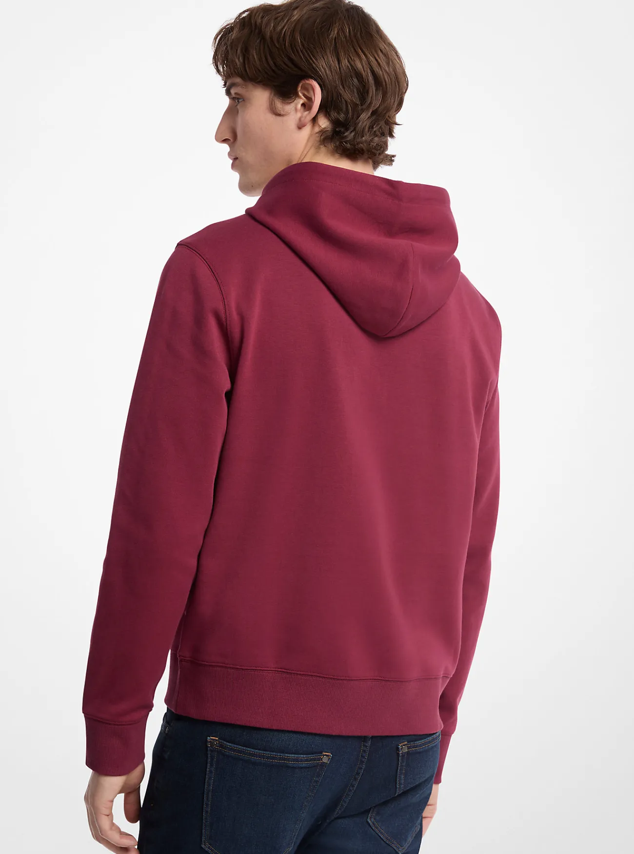 Michael Kors Hoody van katoenmix met logo in reli&euml;f INTENSMOERBEI Outlet