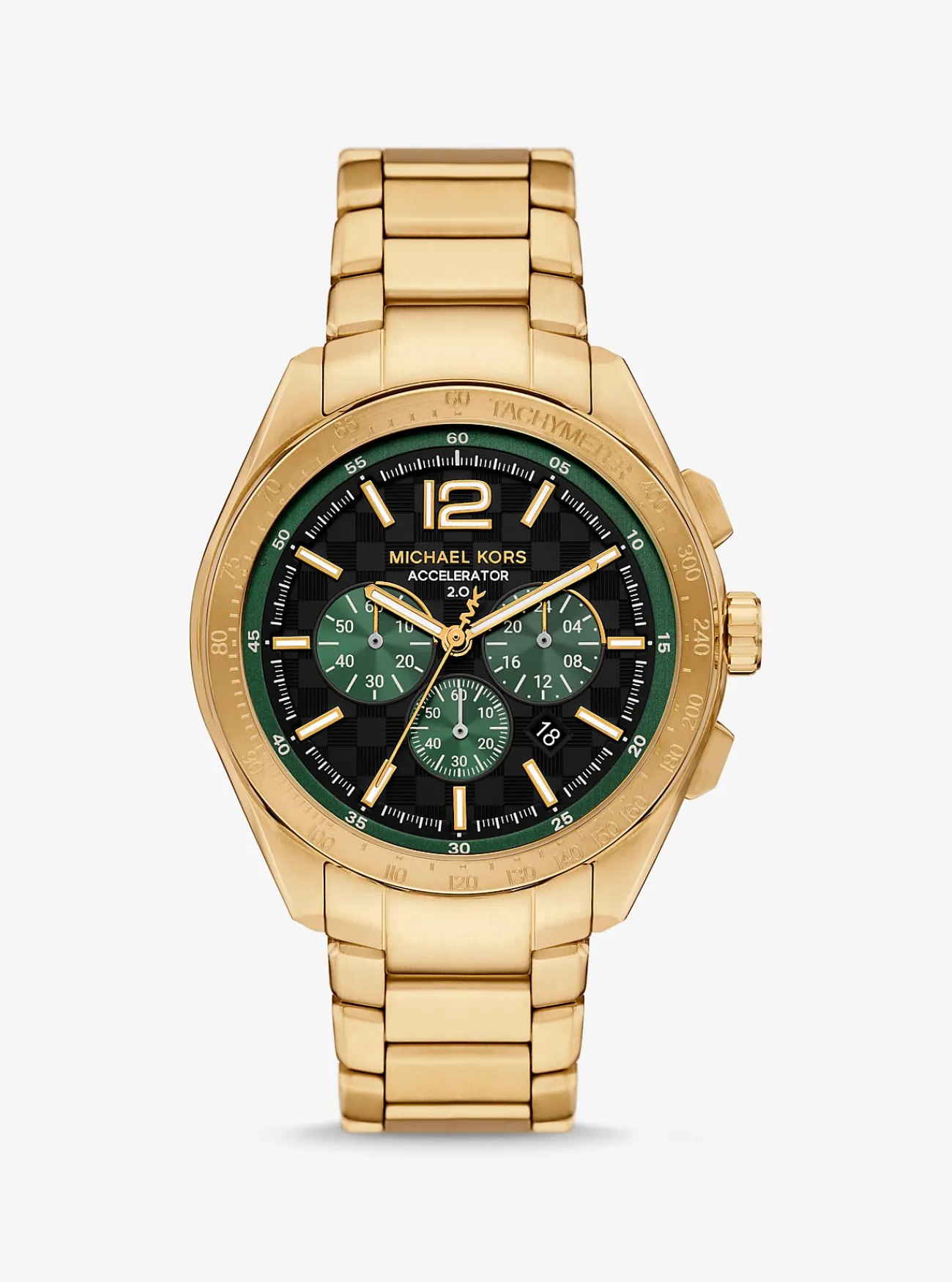 Michael Kors Horloge Accelerator 2.0, oversized en kleurig GOUD Best
