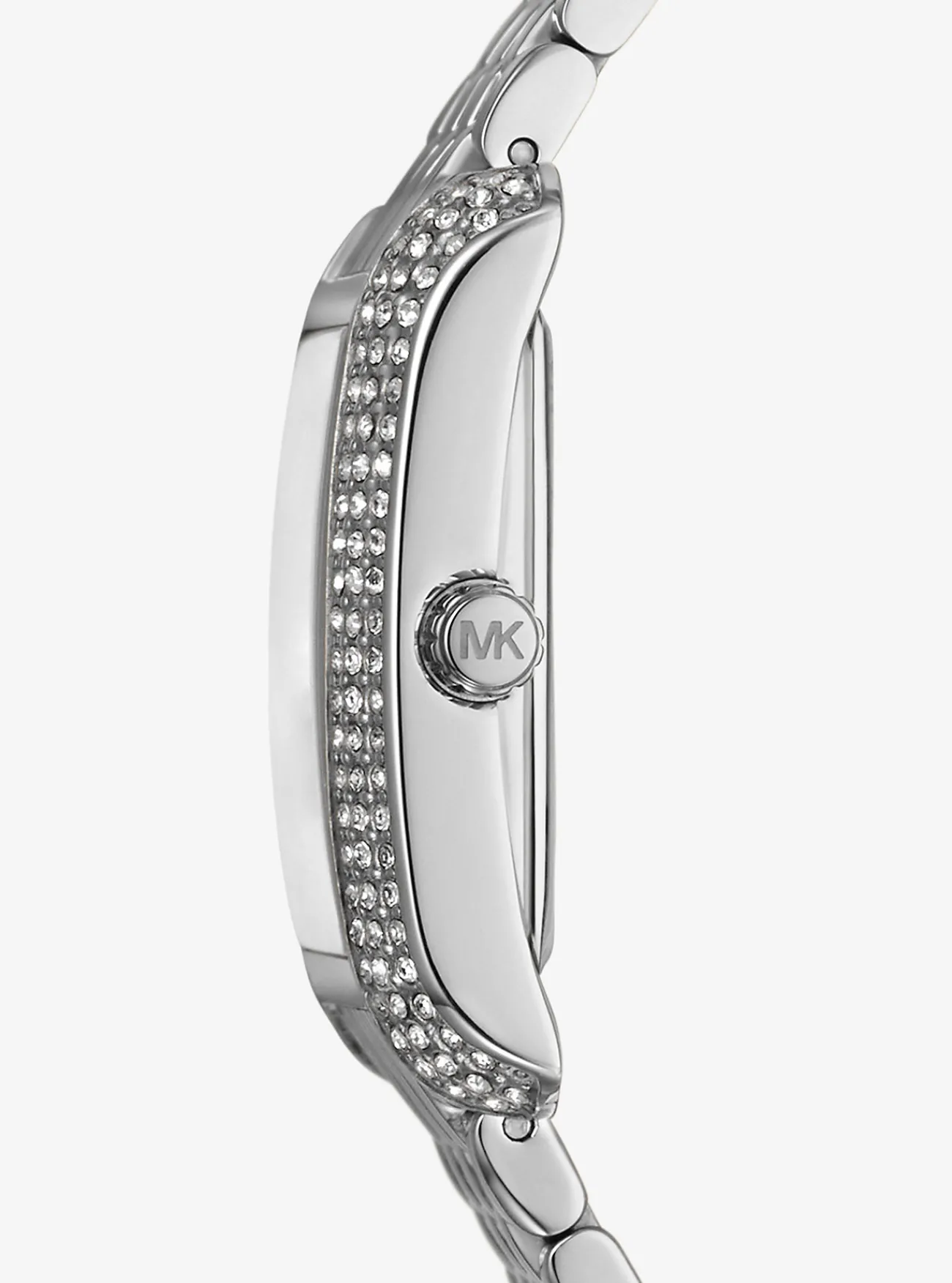 Michael Kors Horloge Emery, kleurig met siersteentjes, petite ZILVER Sale