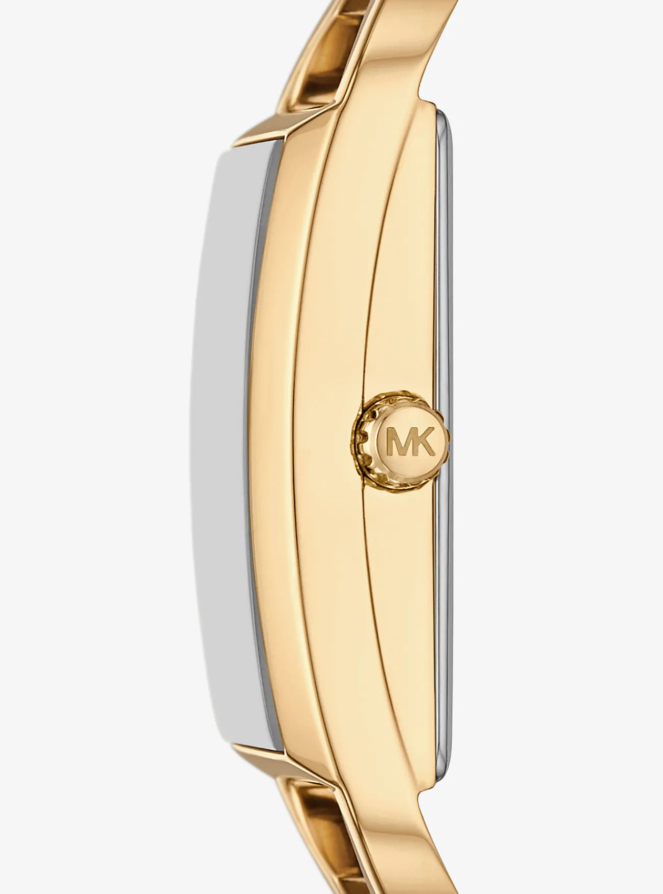 Michael Kors Horloge Empire met siersteentjes en bangle, kleurig en mini GOUD Hot