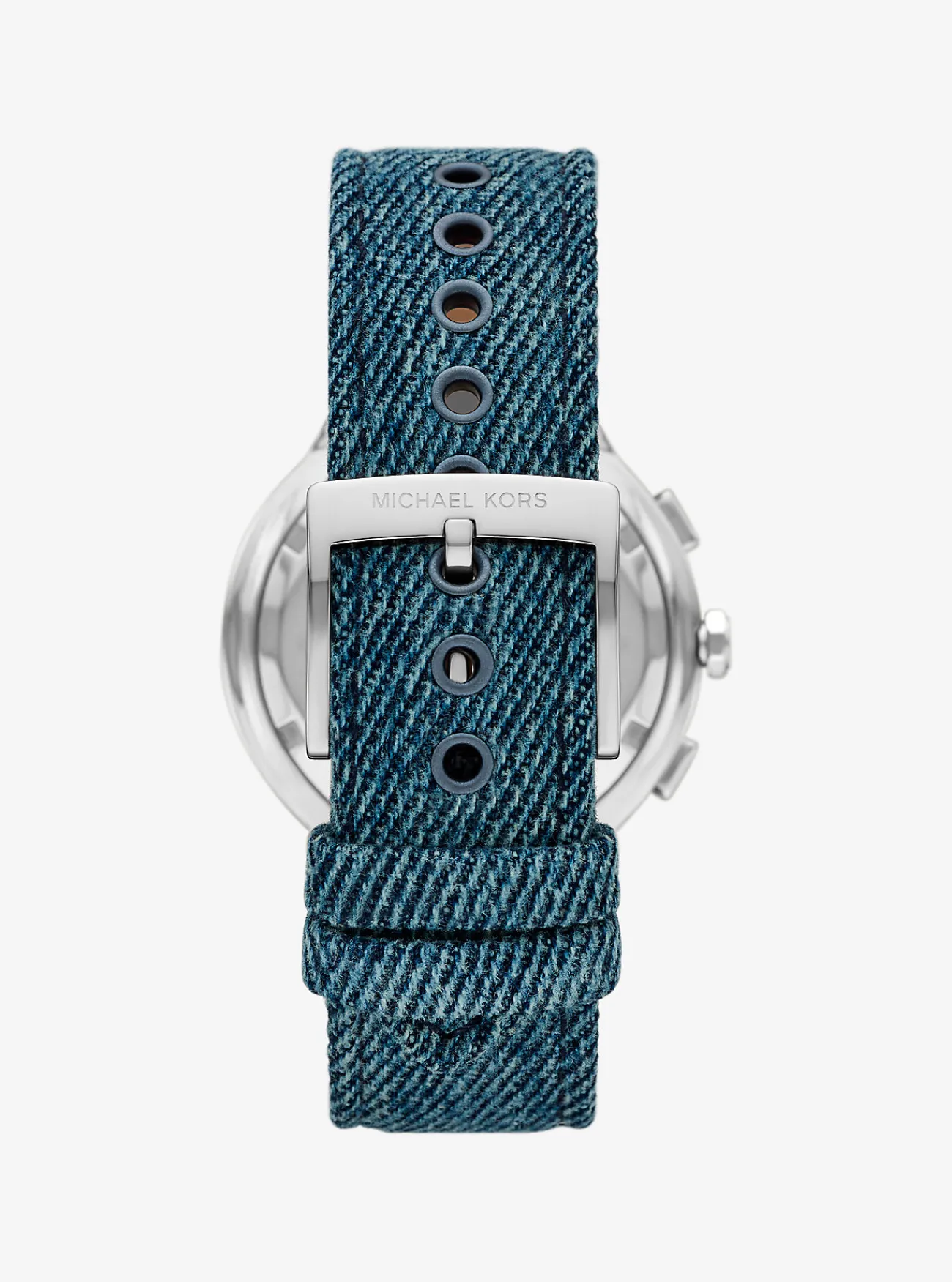 Michael Kors Horloge Gramercy met , oversized en zilverkleurig DENIM Clearance