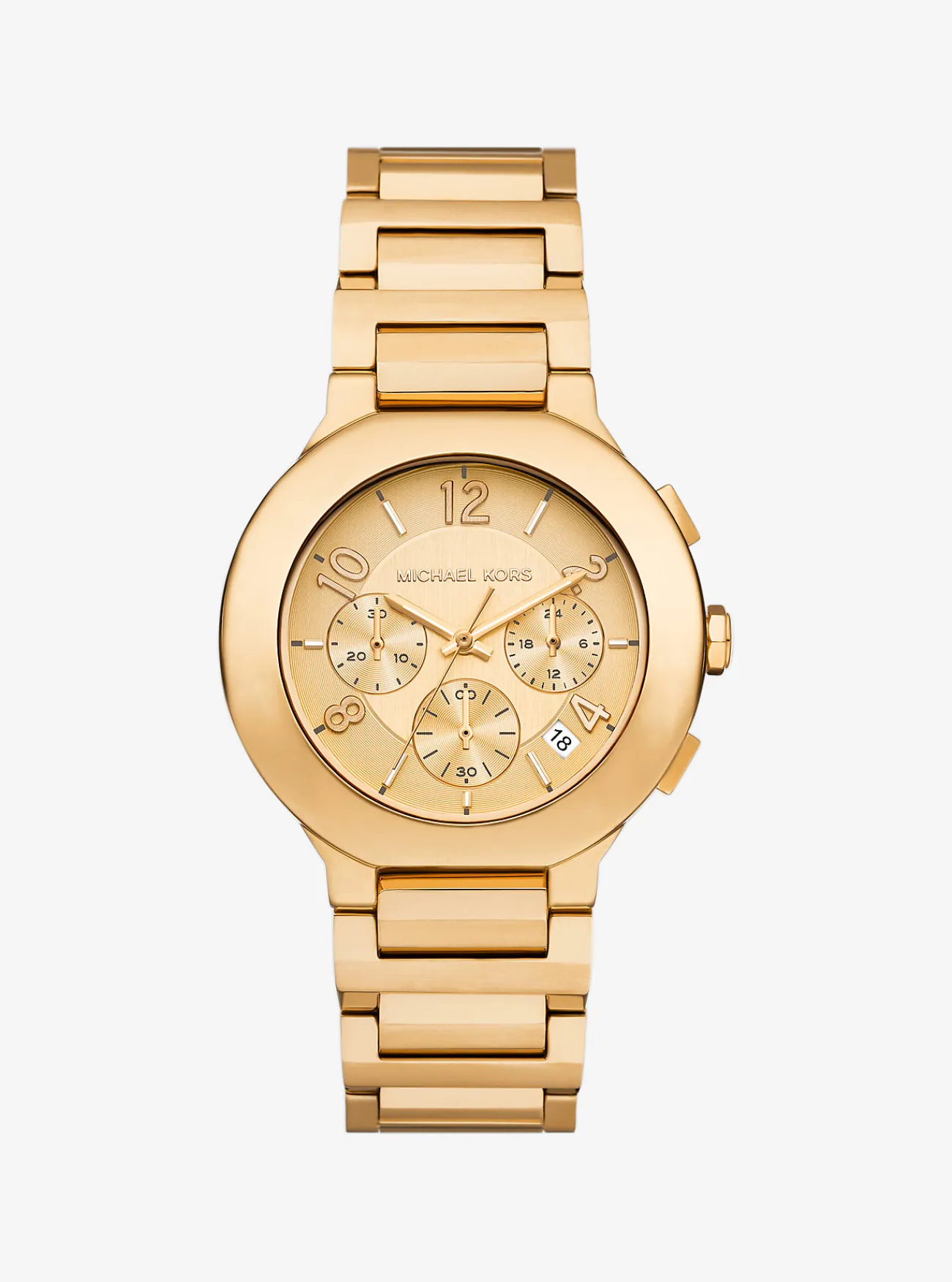 Michael Kors Horloge Gramercy, oversized en kleurig GOUD Clearance