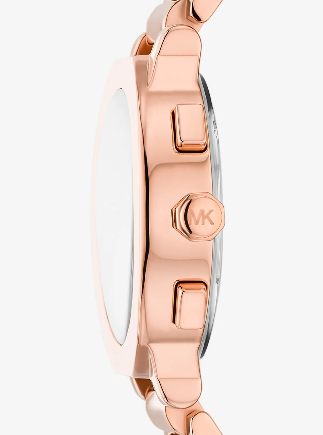 Michael Kors Horloge Gramercy, oversized en kleurig ROS&Eacute;GOUD New