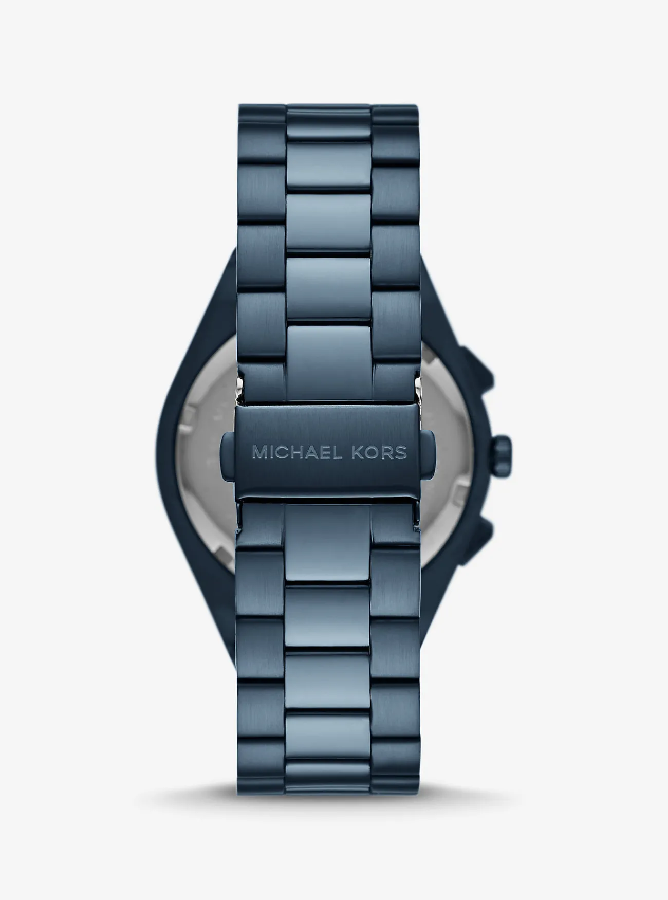 Michael Kors Horloge Lennox, oversized en blauwgetint MARINEBLAUW Discount