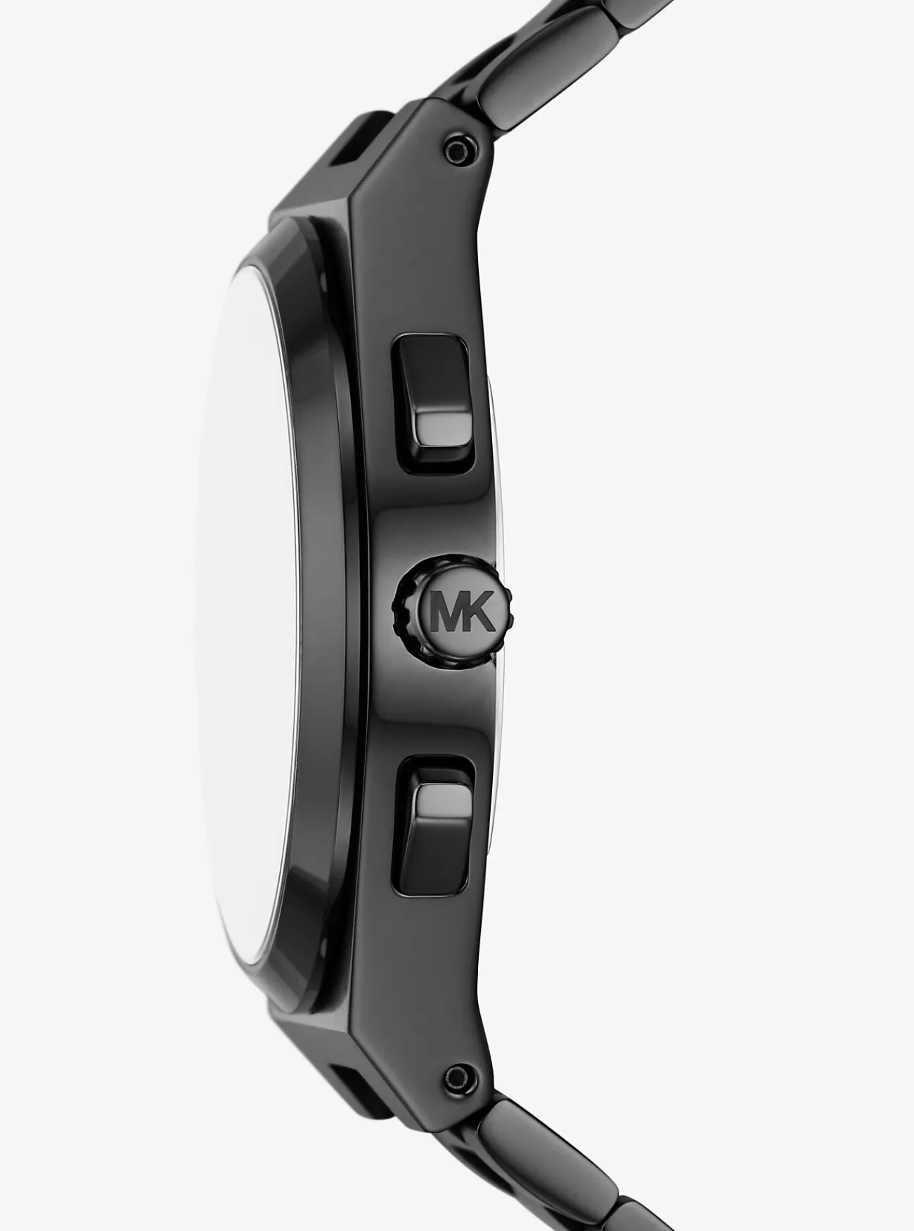 Michael Kors Horloge Lennox, oversized en getint ZWART Best