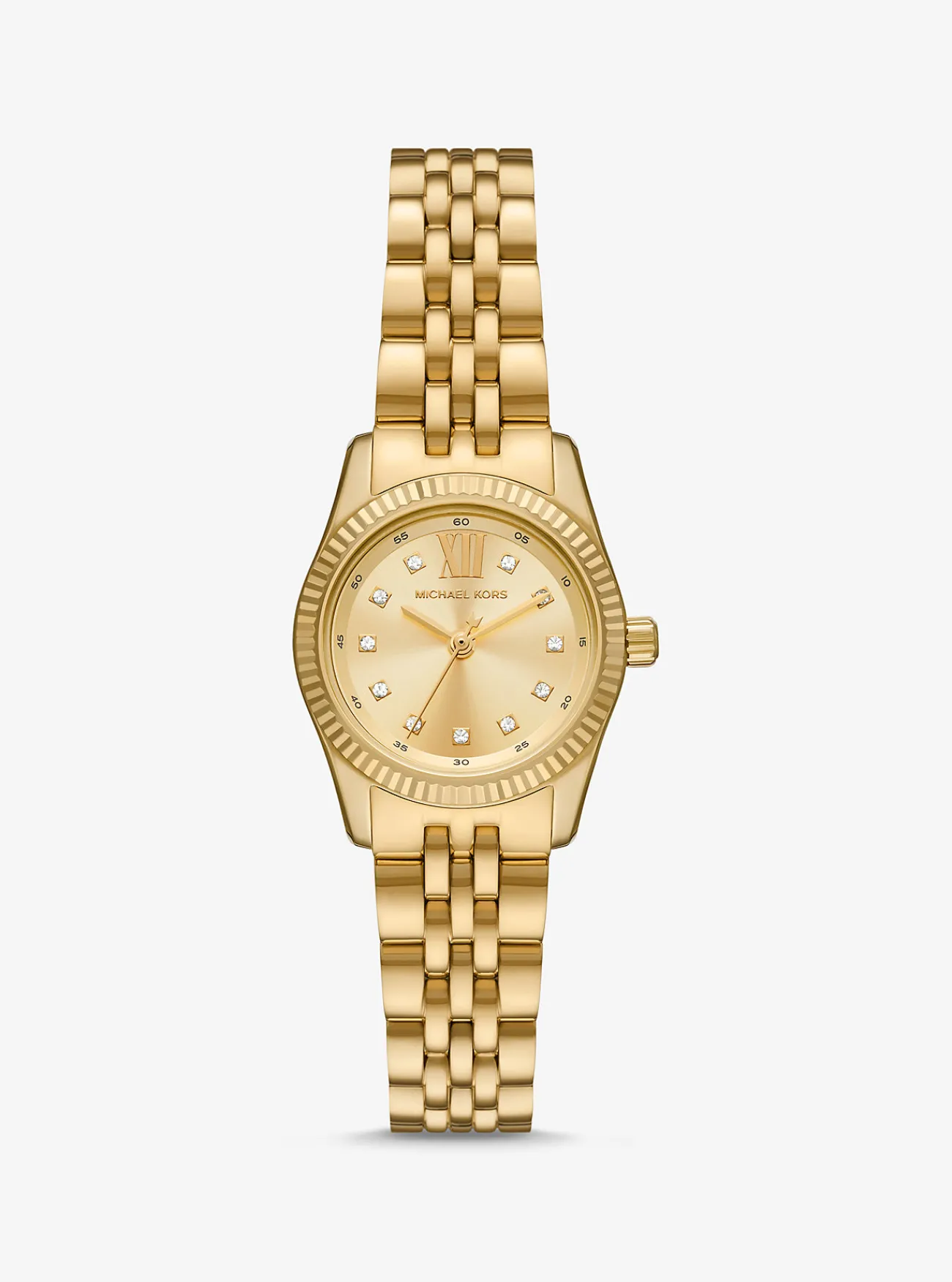 Michael Kors Horloge Lexington, kleurig met siersteentjes, petite GOUD Online