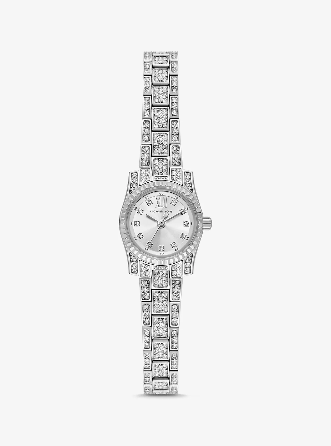 Michael Kors Horloge Lexington, kleurig met siersteentjes, mini ZILVER Sale