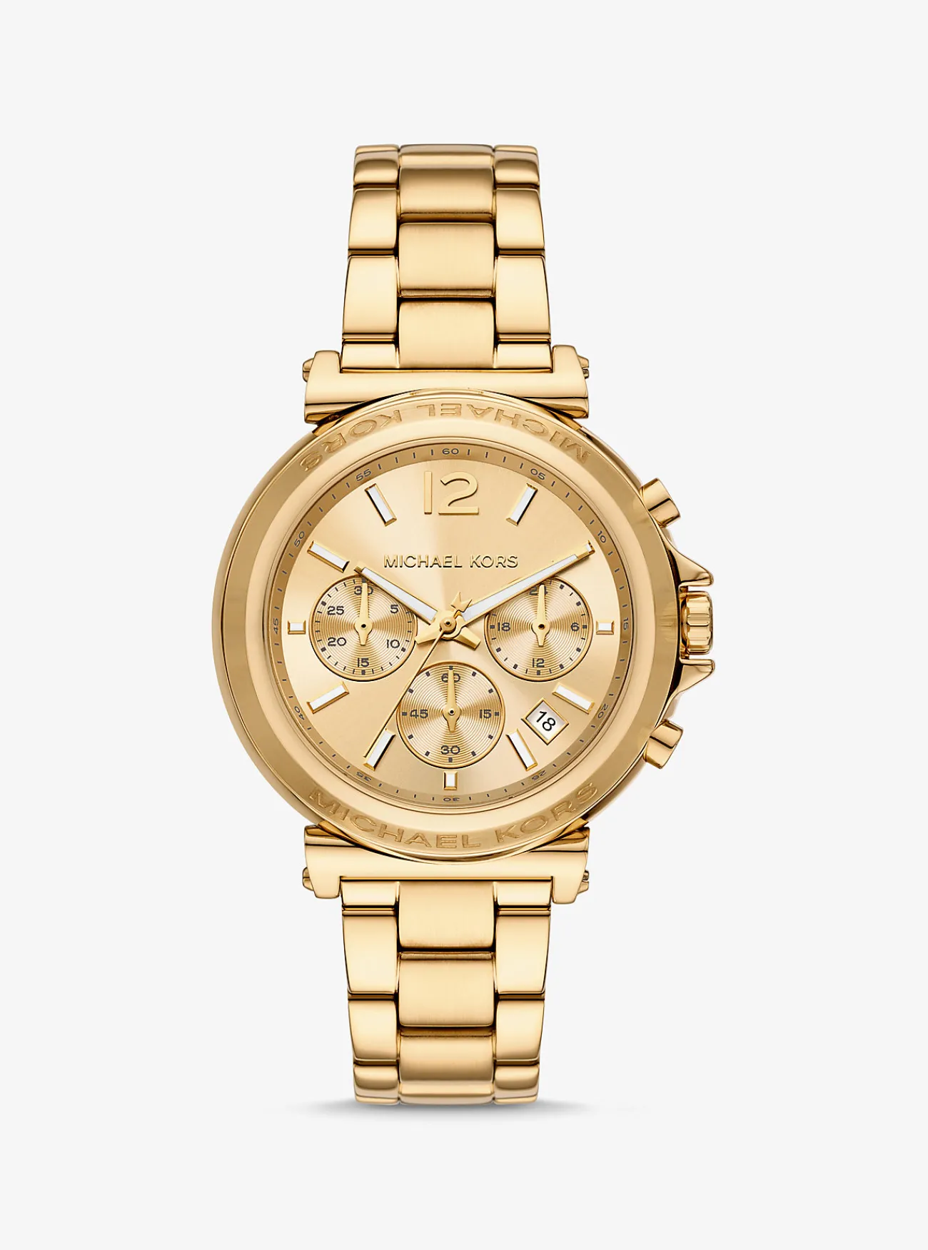 Michael Kors Horloge Maren, oversized en kleurig GOUD Best