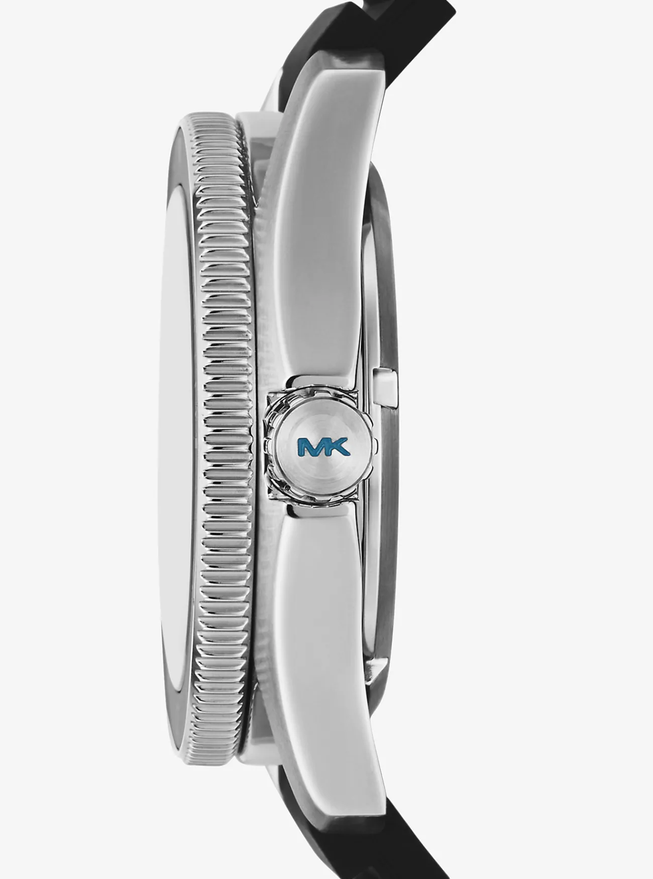 Michael Kors Horloge Maritime, oversized, met siliconen ZWART Best
