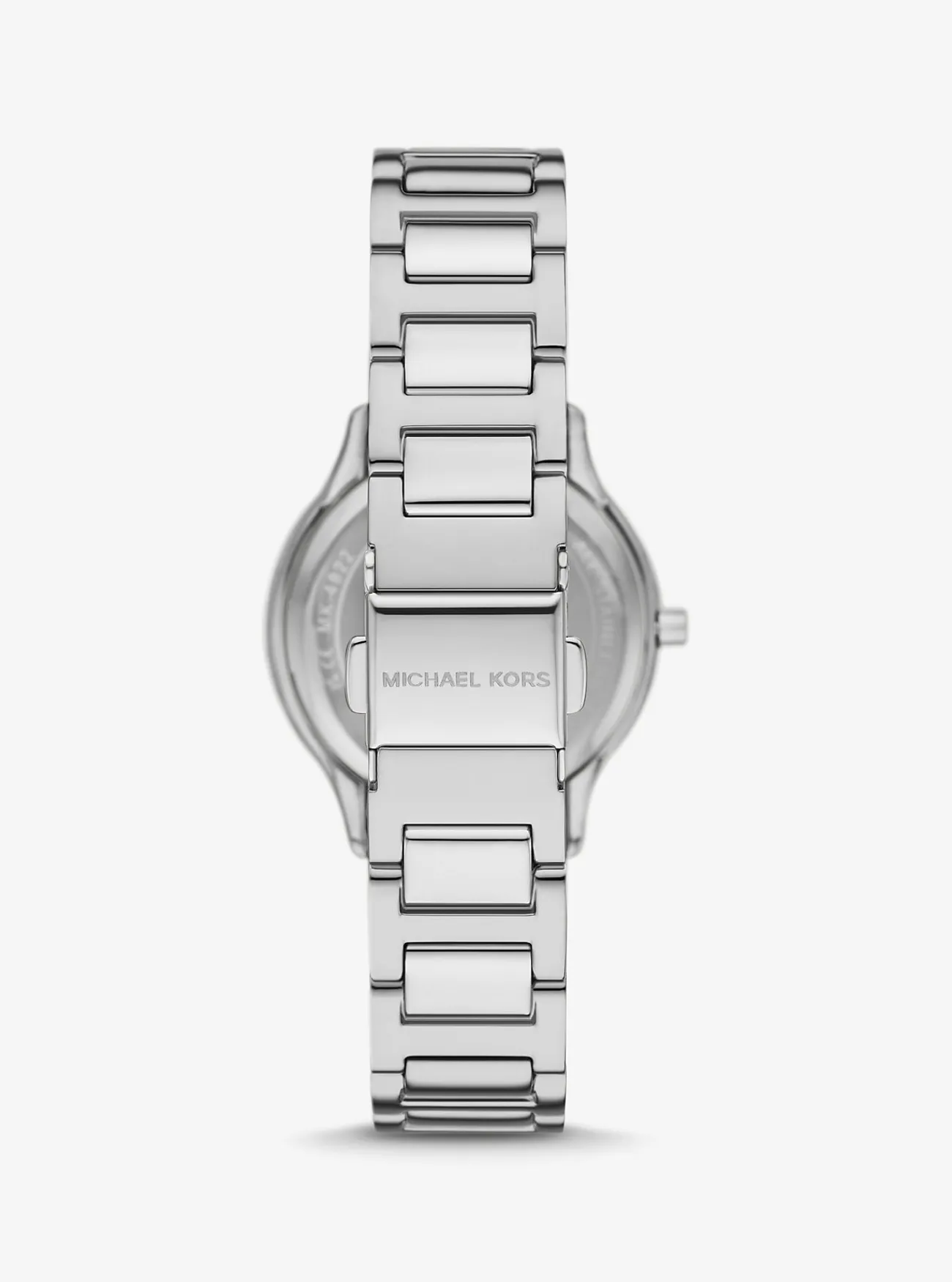 Michael Kors Horloge Sage, kleurig met siersteentjes, mini ZILVER Outlet