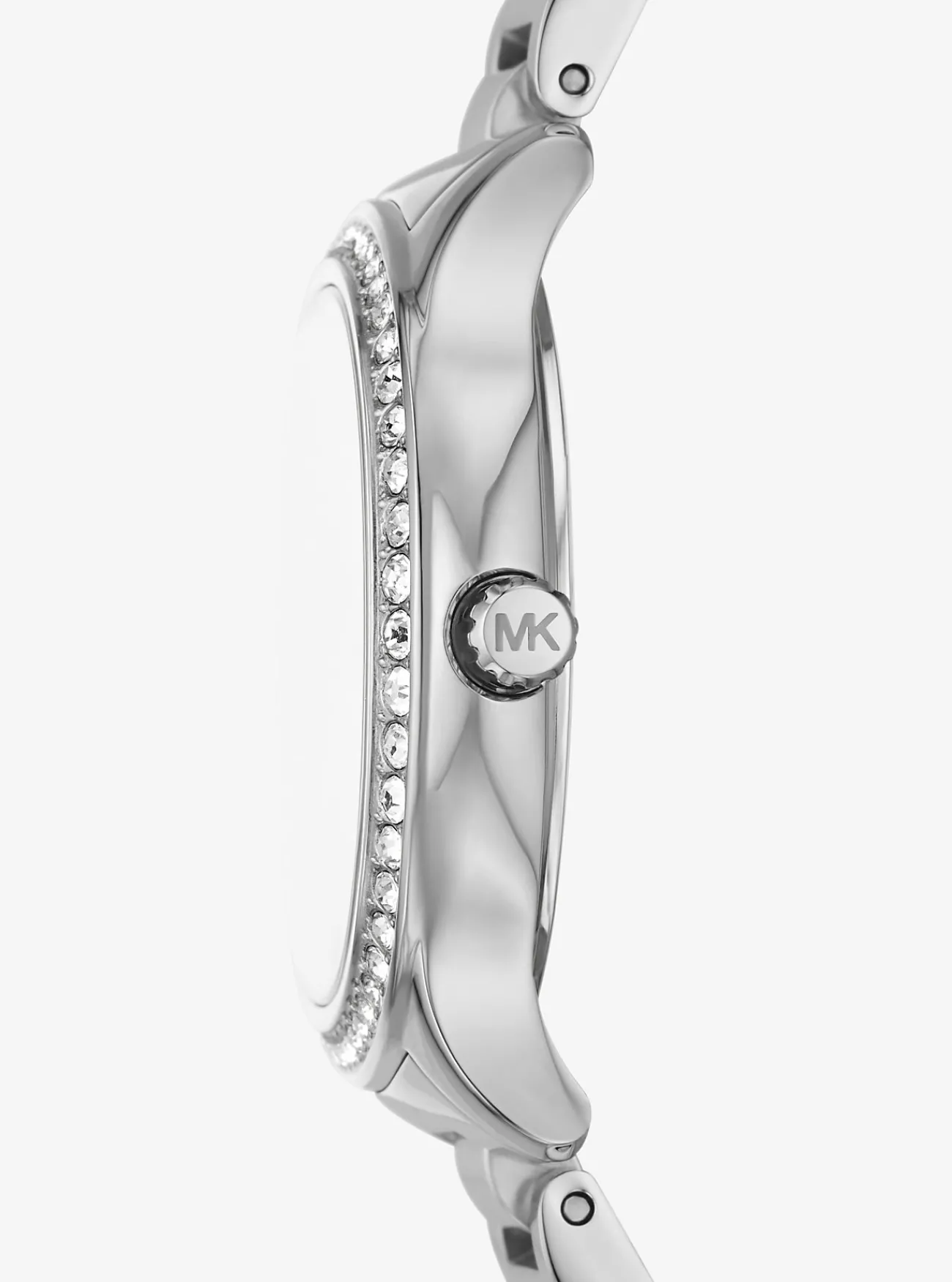 Michael Kors Horloge Sage, kleurig met siersteentjes ZILVER New