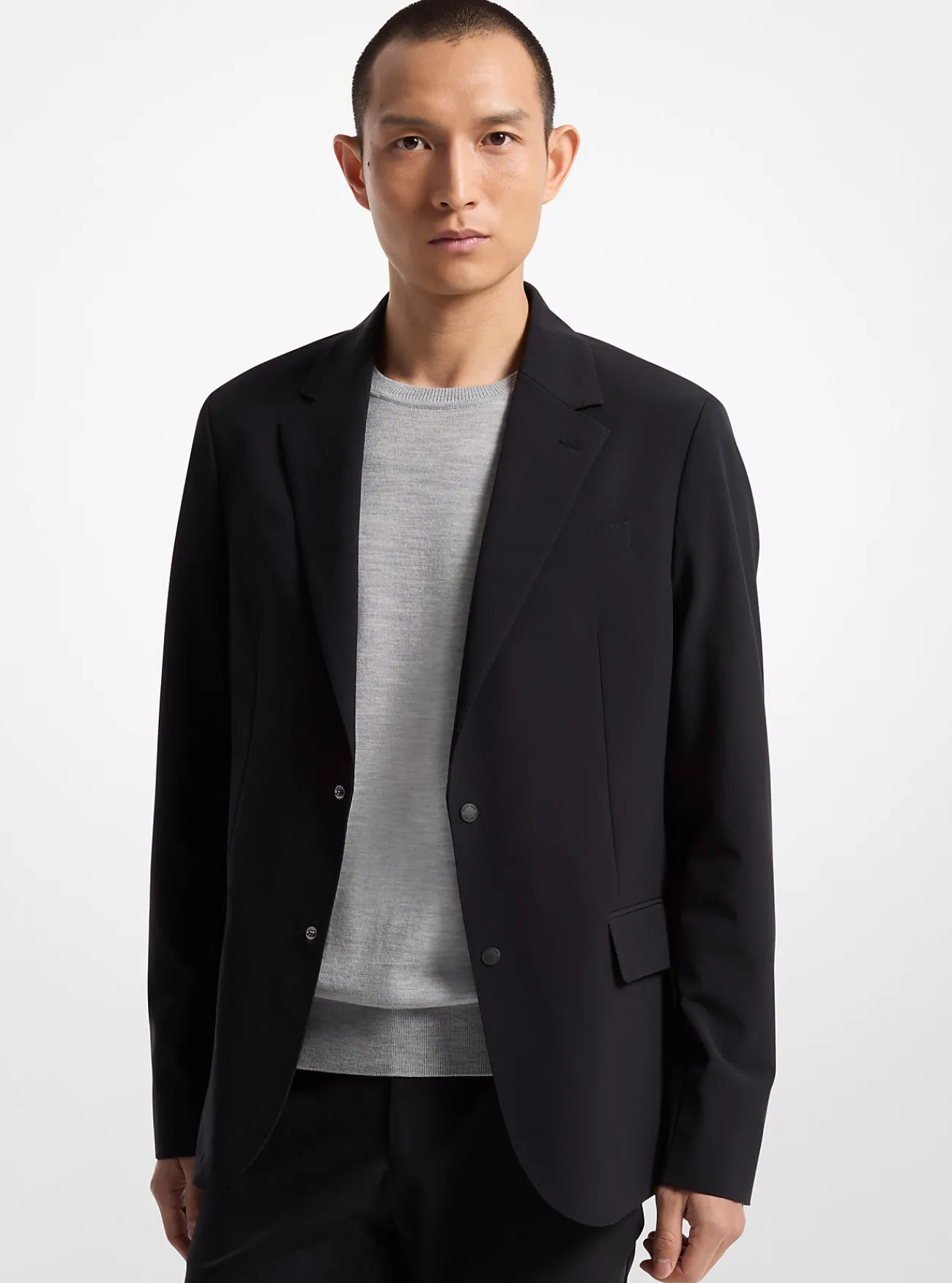 Michael Kors 2-in-1-blazer van gemengd materiaal ZWART Best