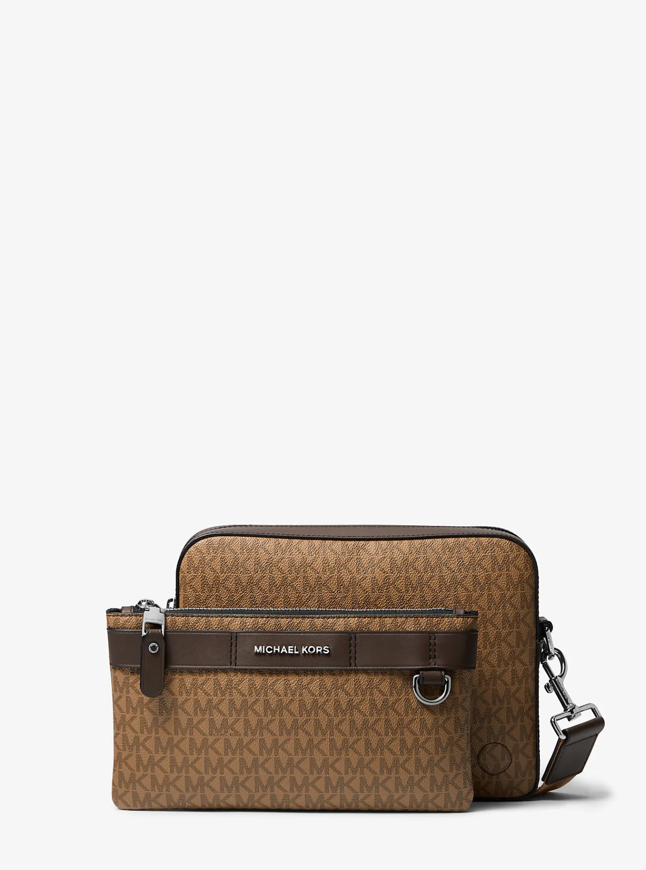 Michael Kors 2-in-1-crossbodytas Hudson met logo Discount