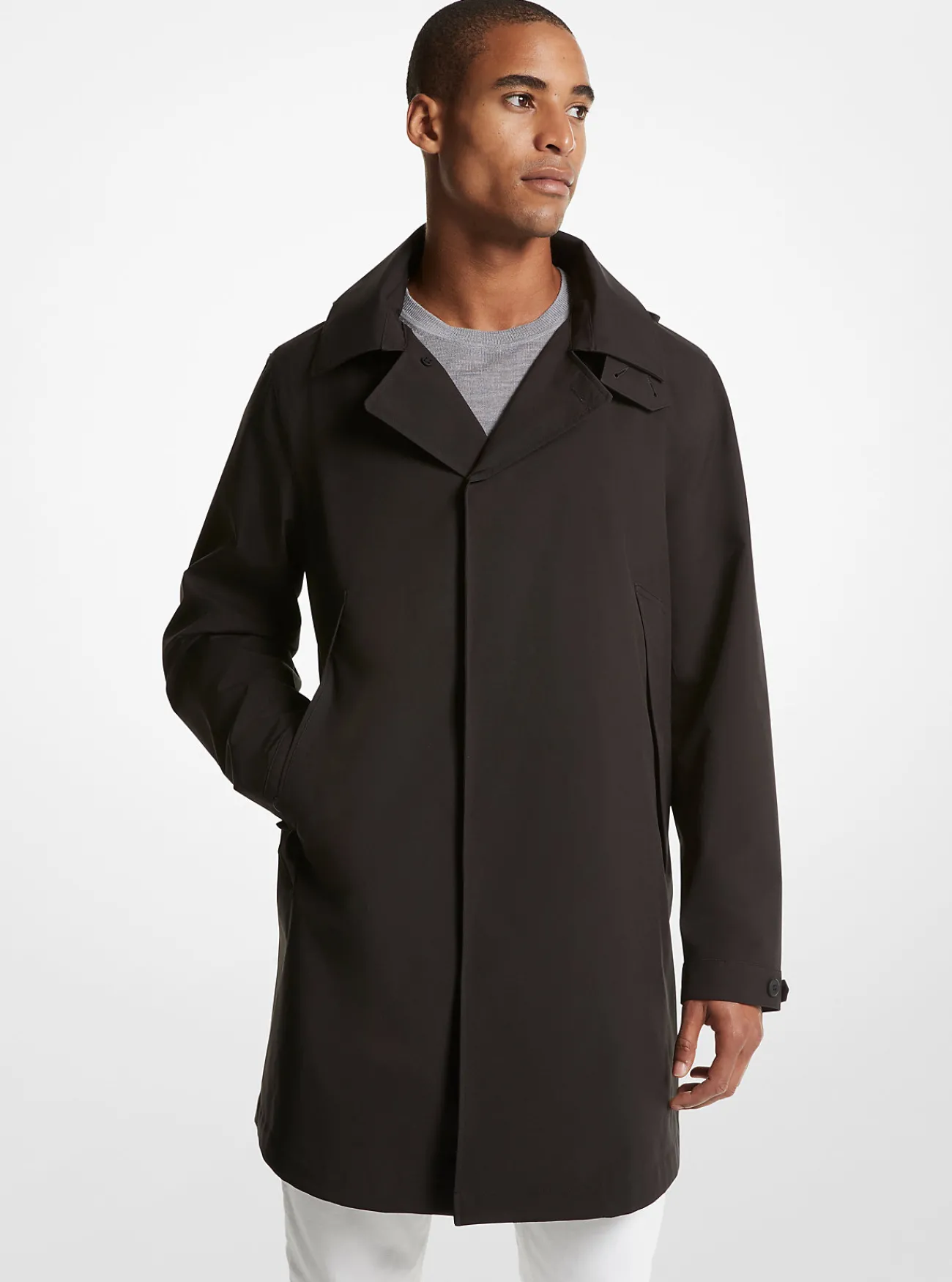 Michael Kors 3-in-1-jas Mackintosh geweven ZWART Outlet