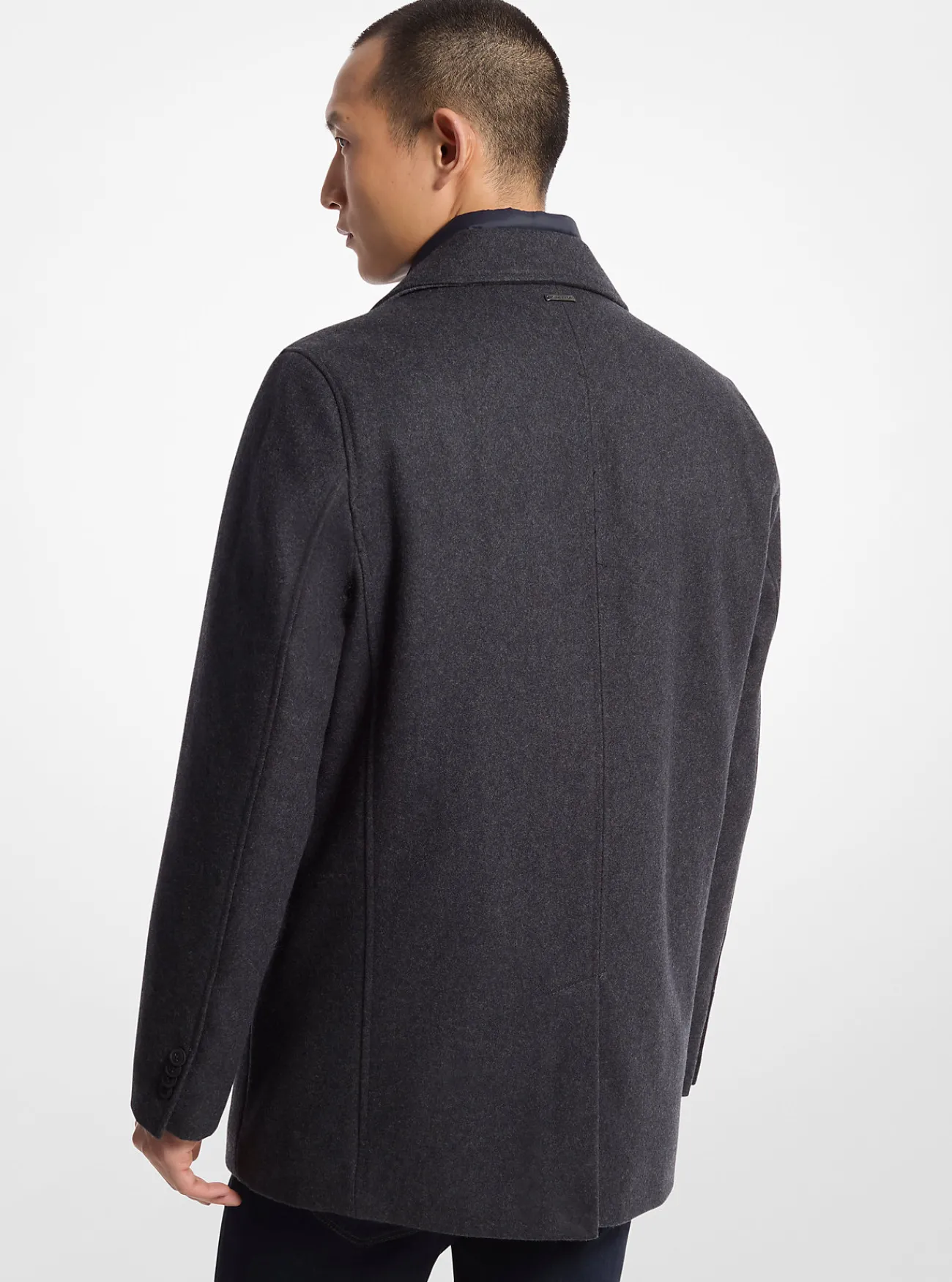 Michael Kors 2-in-1-jas van wolmix HOUTSKOOL Fashion