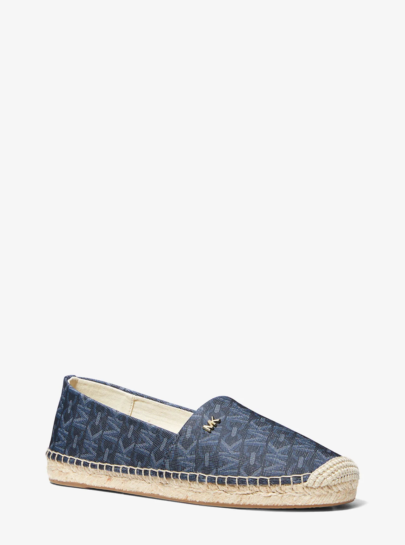 Michael Kors Instapespadrille Kendrick met kenmerkend Empire-logo ADMIRAALBLAUW New