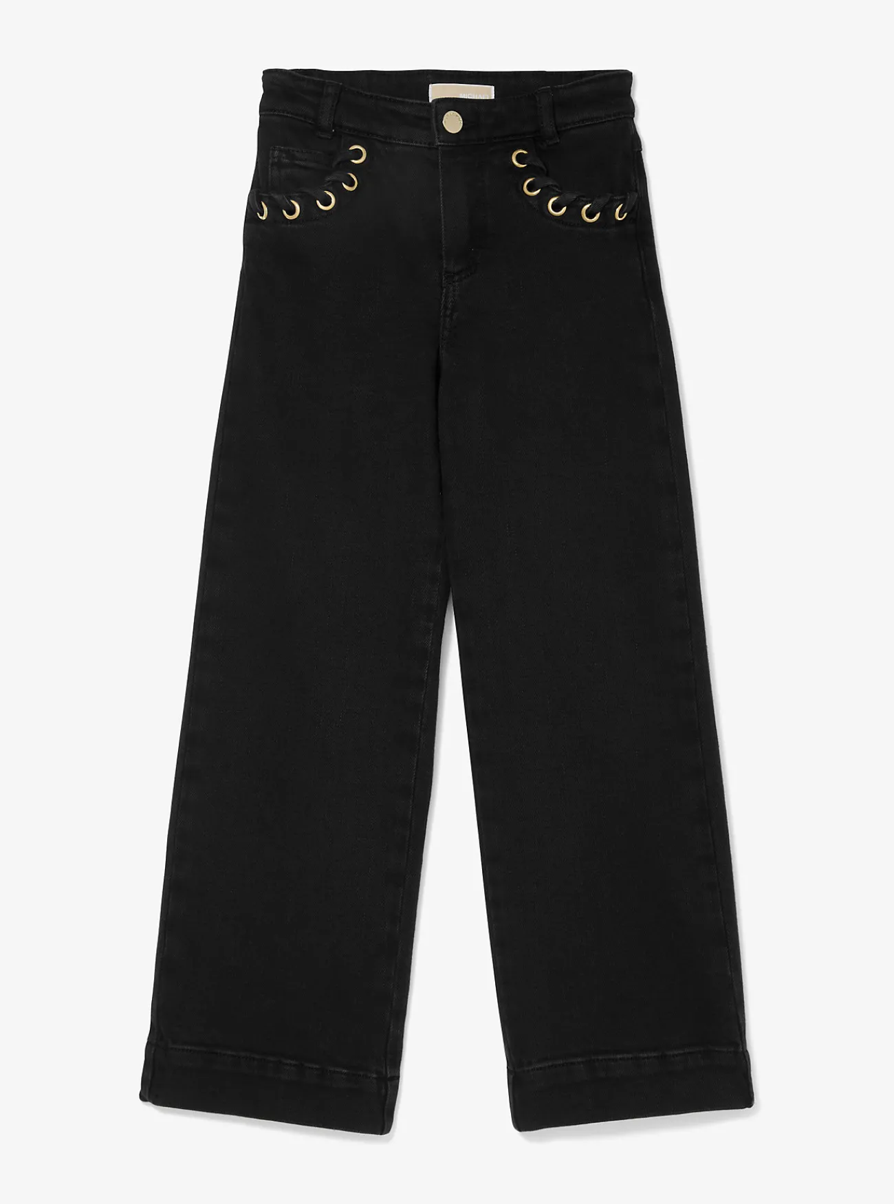 Michael Kors Jeans met zweepsteek en oogjes ZWART Fashion