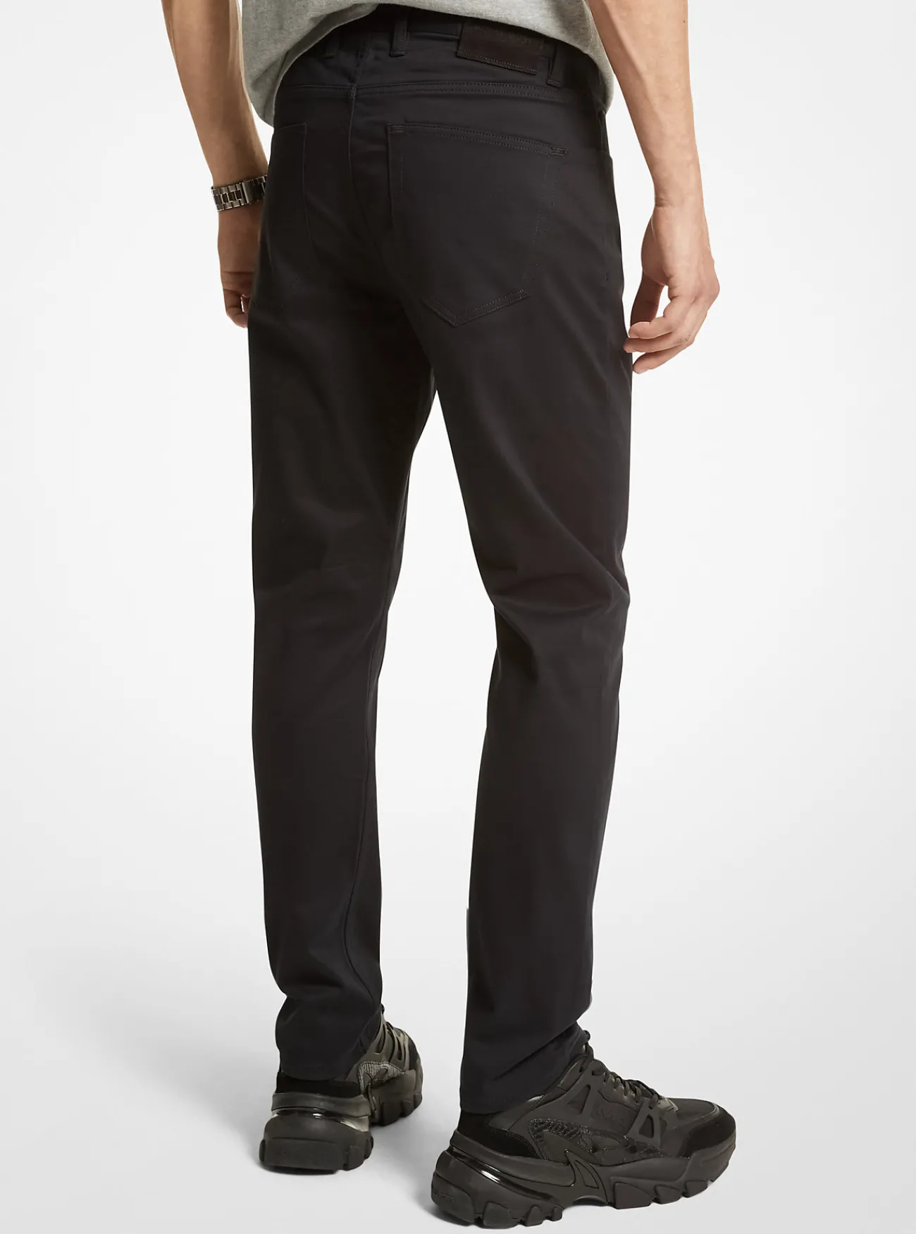 Michael Kors Jeans van geborsteld stretchdenim ZWART New