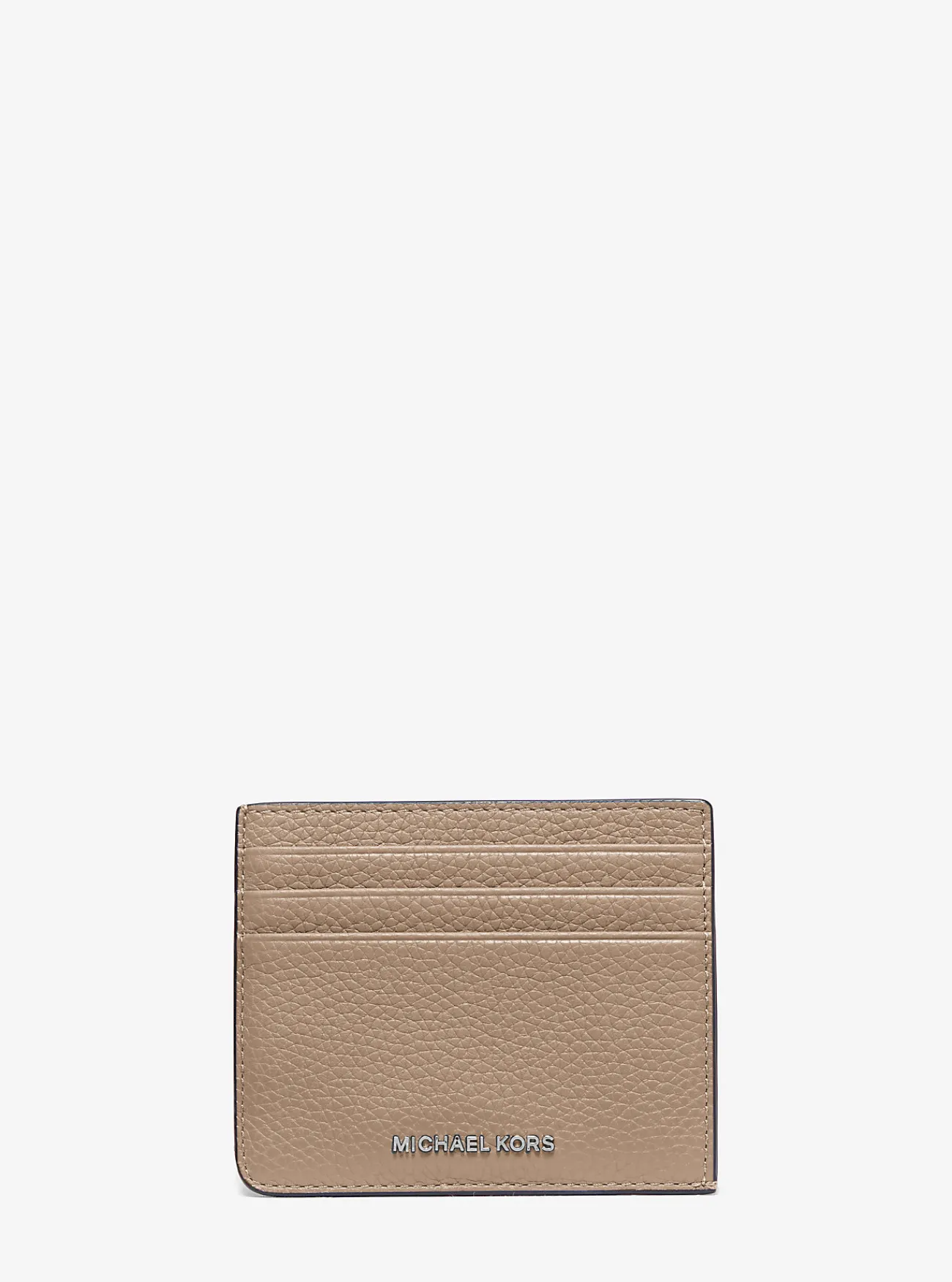 Michael Kors Kaarthouder Hudson van getrommeld leer New