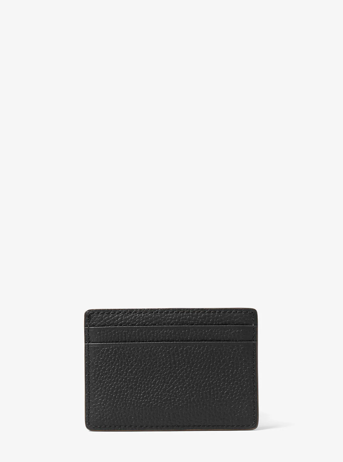 Michael Kors Kaarthouder van getrommeld leer ZWART Hot