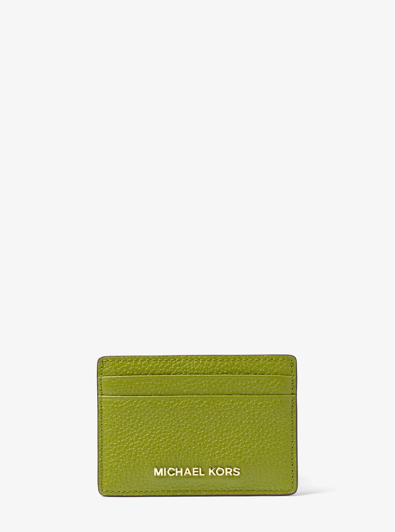 Michael Kors Kaarthouder van getrommeld leer WEIDEGROEN Online