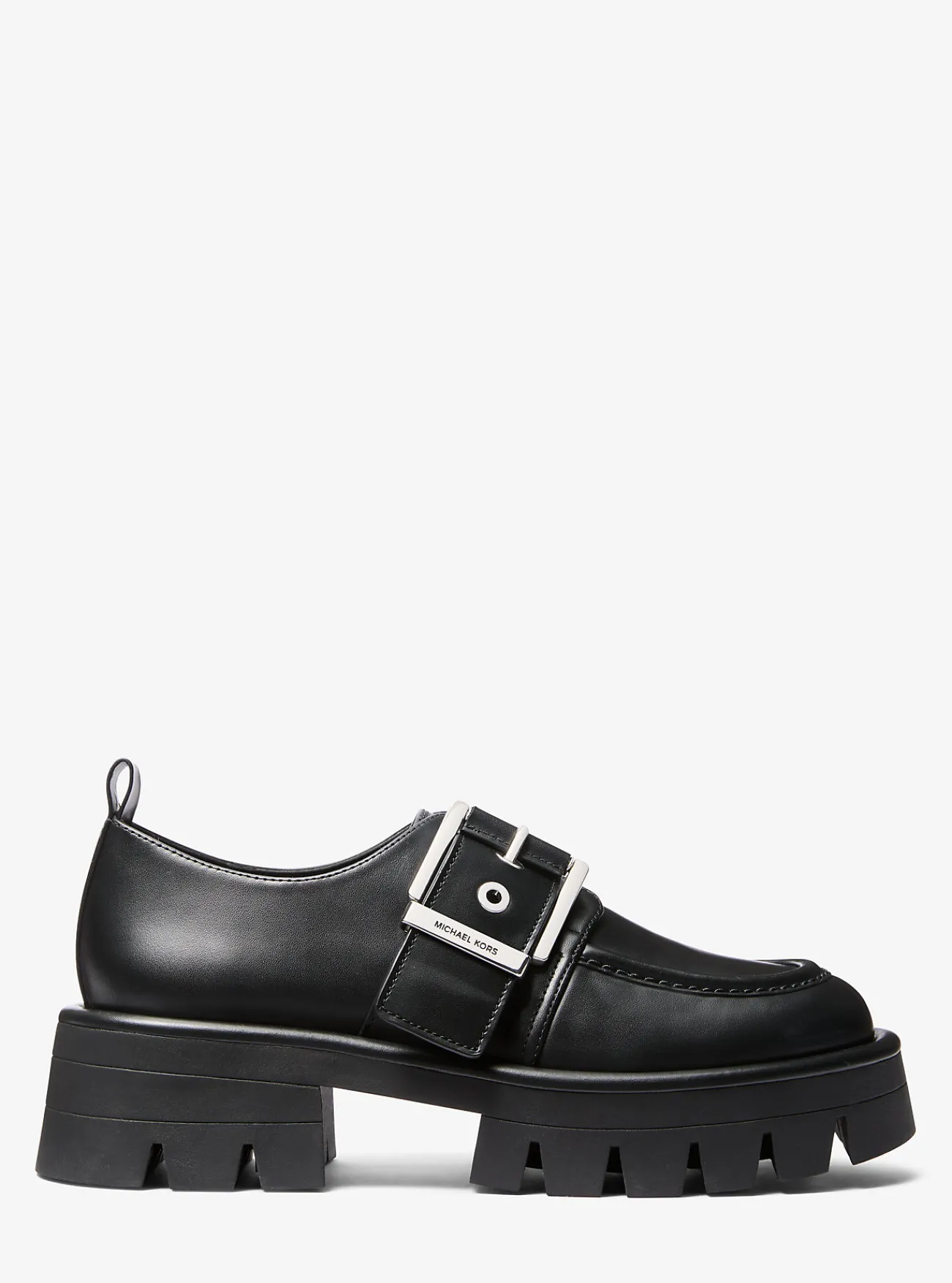 Michael Kors Loafer Colby van leer ZWART Outlet