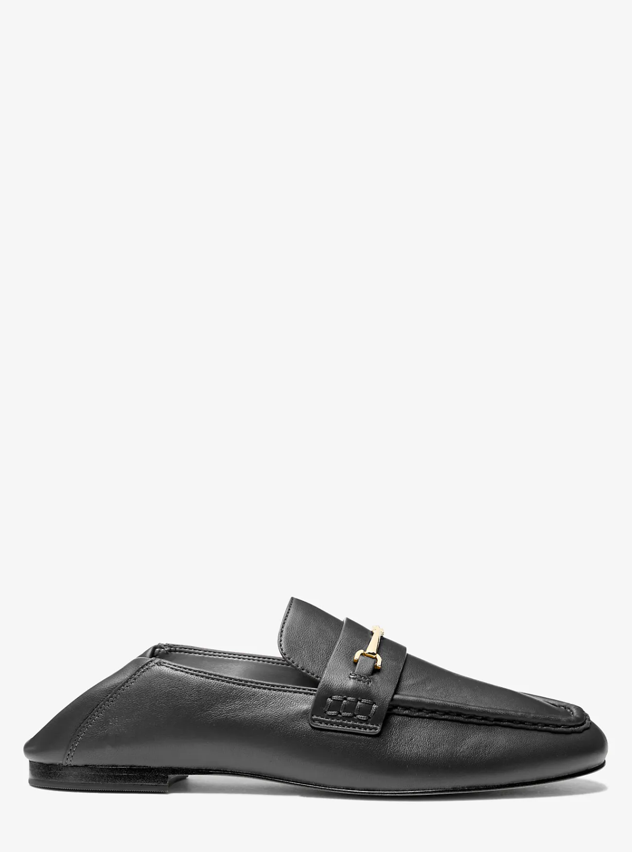 Michael Kors Loafer Lena van leer ZWART Sale