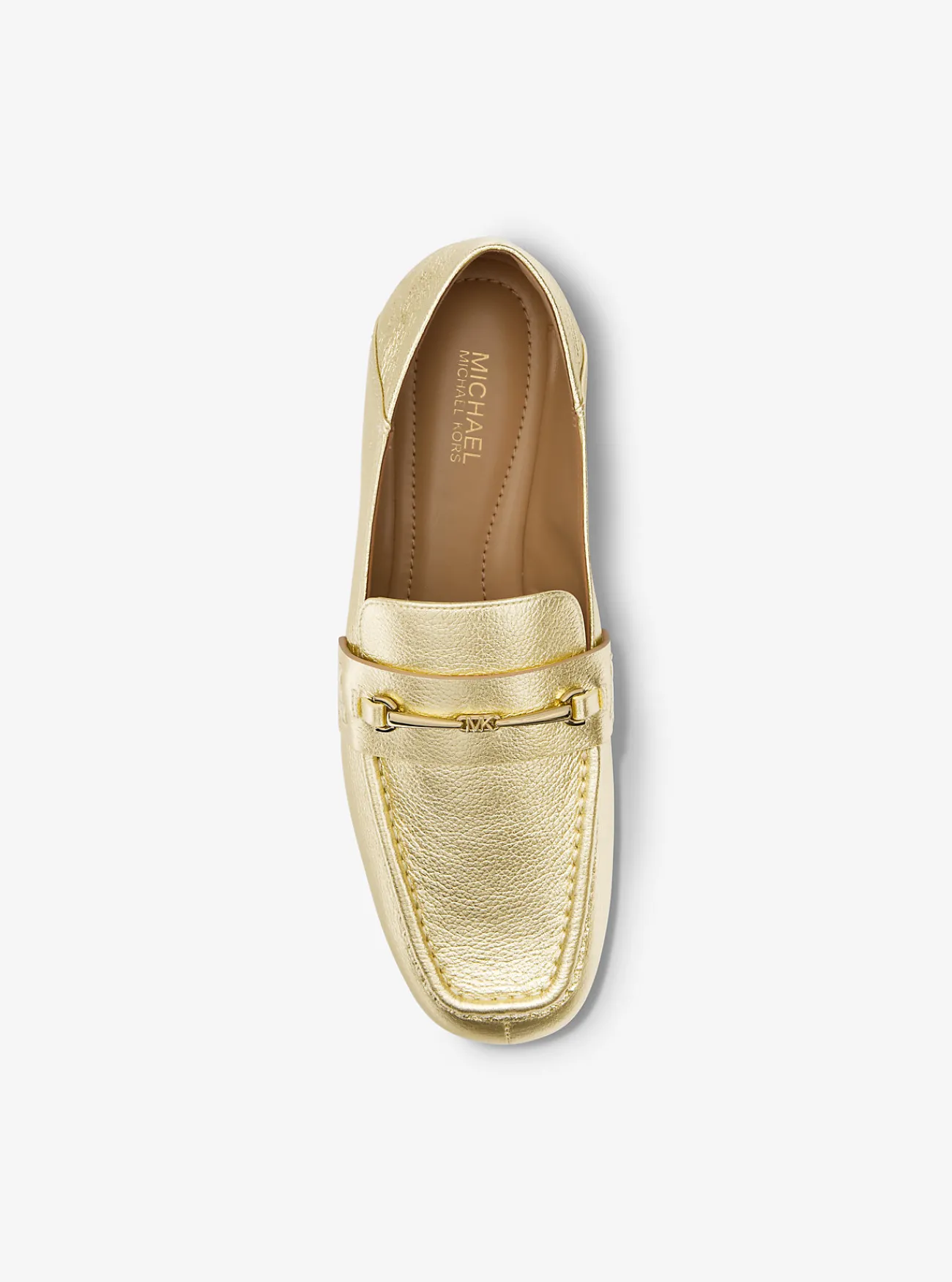 Michael Kors Loafer Lena van metallic leer LICHTGOUD Hot