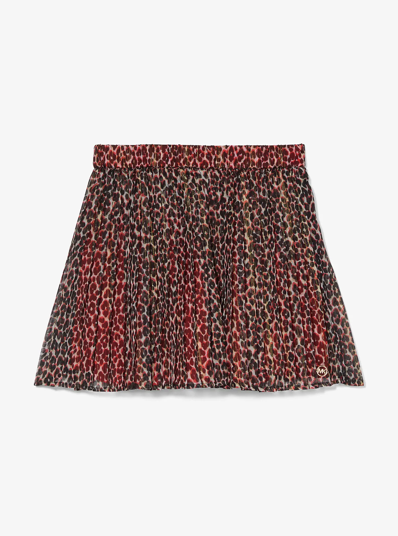 Michael Kors Metallic rok met luipaardprint Best