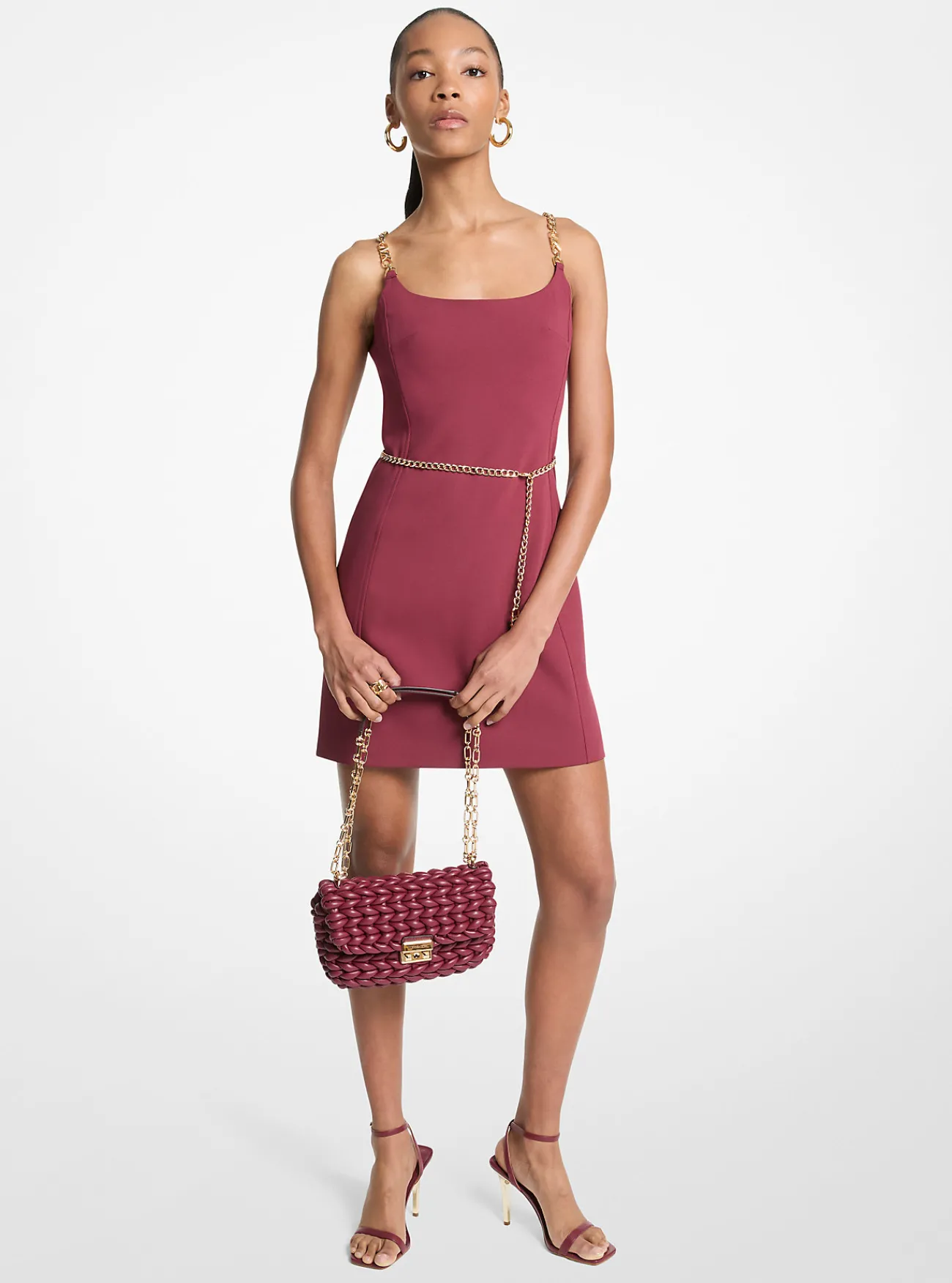 Michael Kors Mini-bustierjurk met kettingriem [3465] New