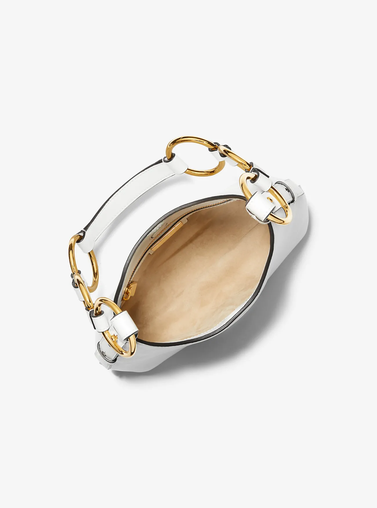 Michael Kors Mini-hoboschoudertas Bardot van leer Best