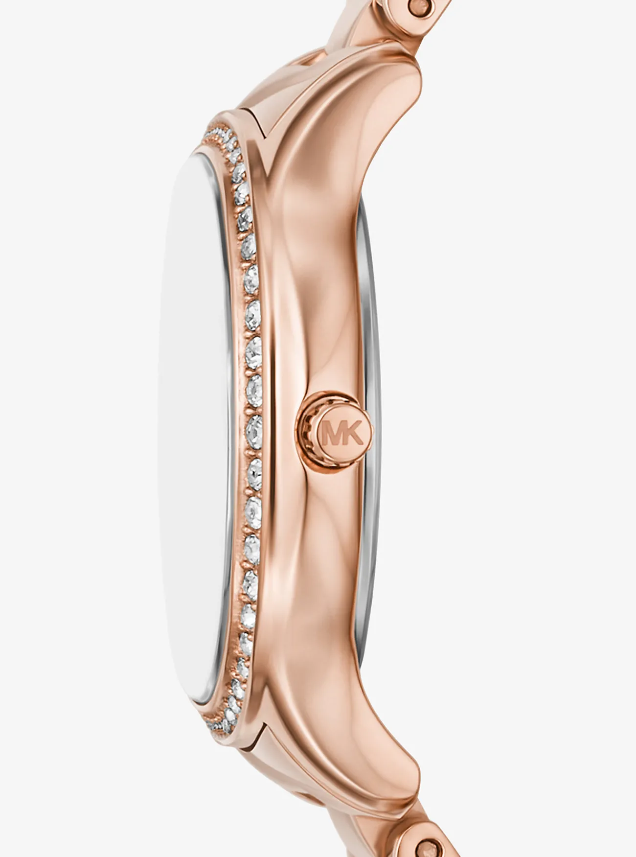 Michael Kors Minihorloge Sage, kleurig met siersteentjes ROS&Eacute;GOUD Outlet