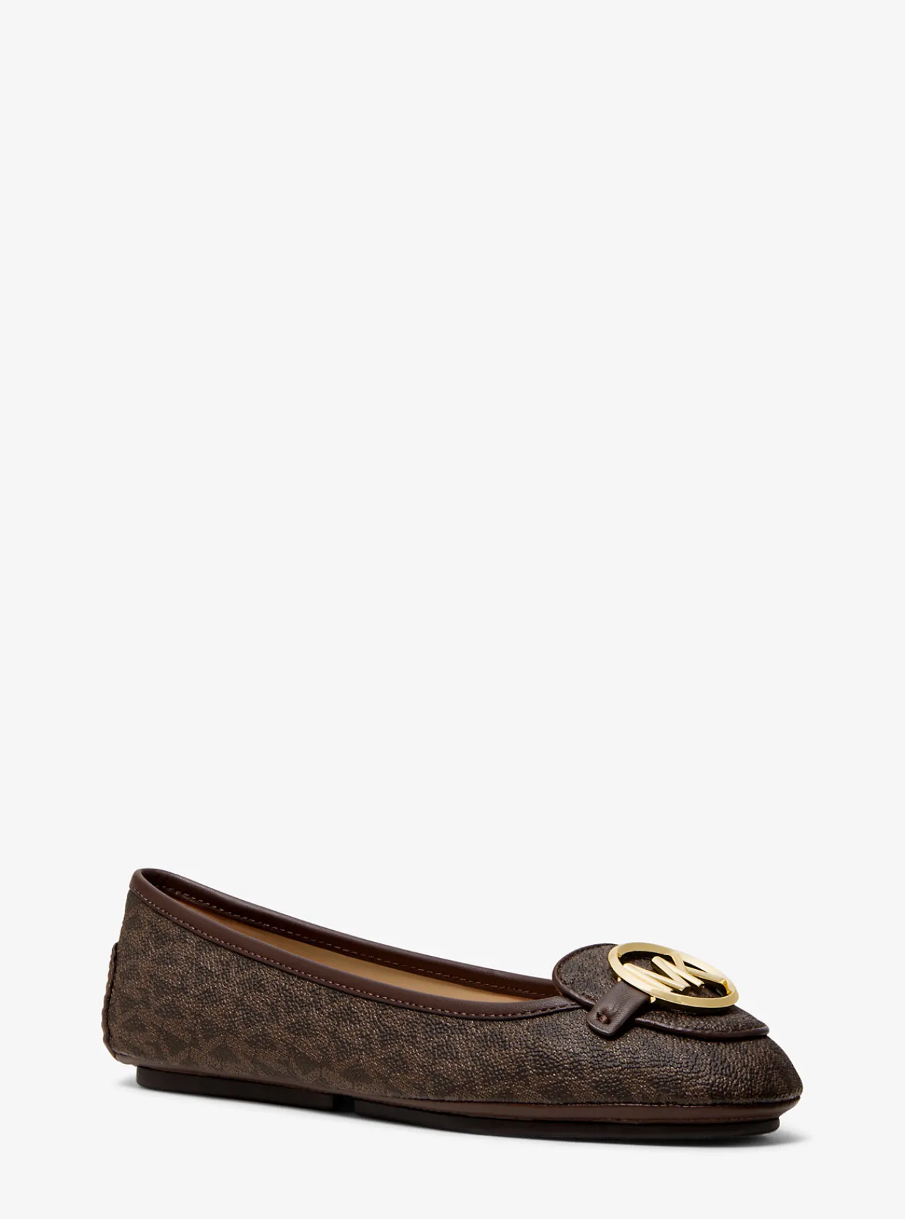 Michael Kors Mocassin Lillie met logo BRUIN Best