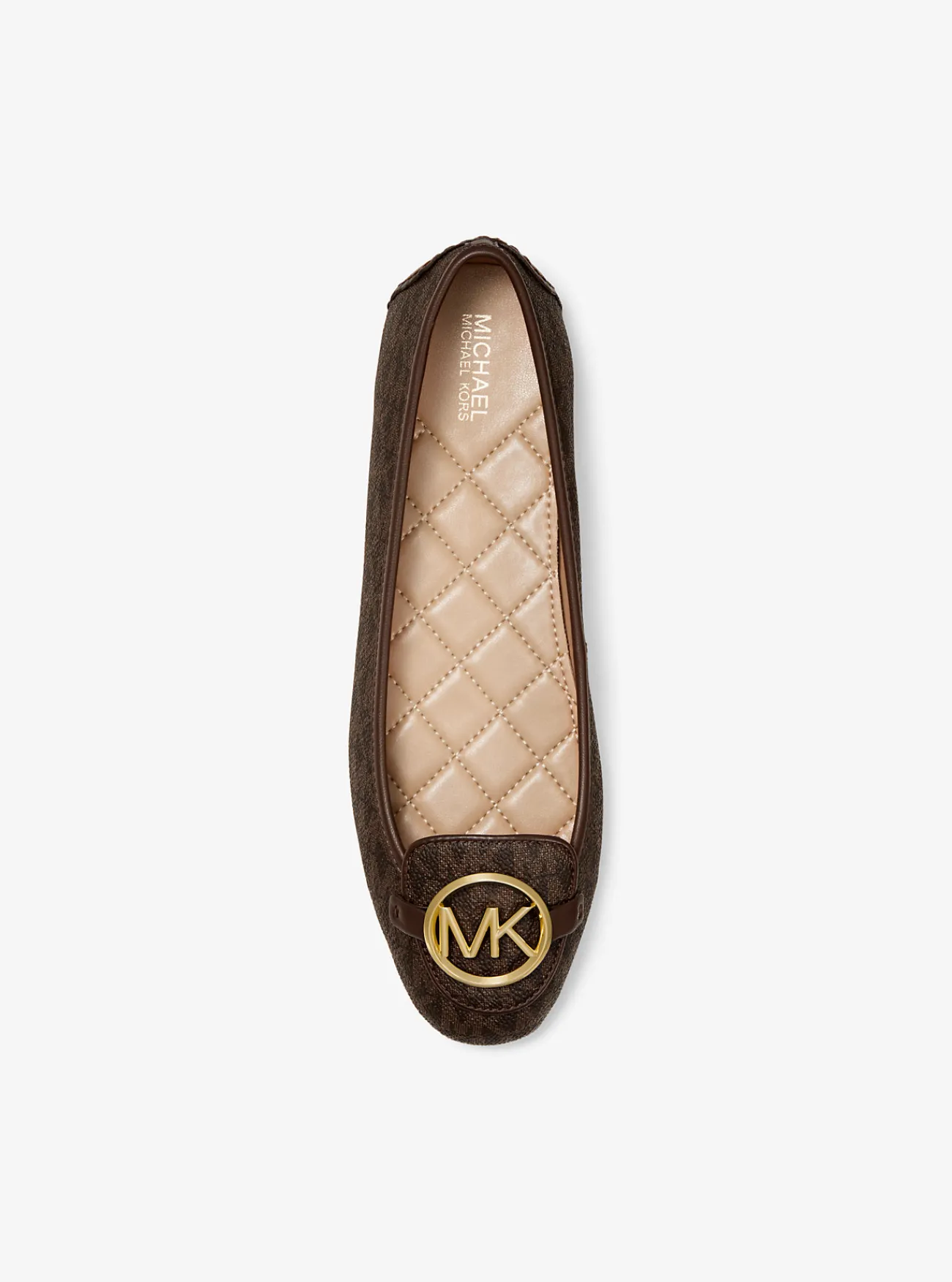 Michael Kors Mocassin Lillie met logo BRUIN Best