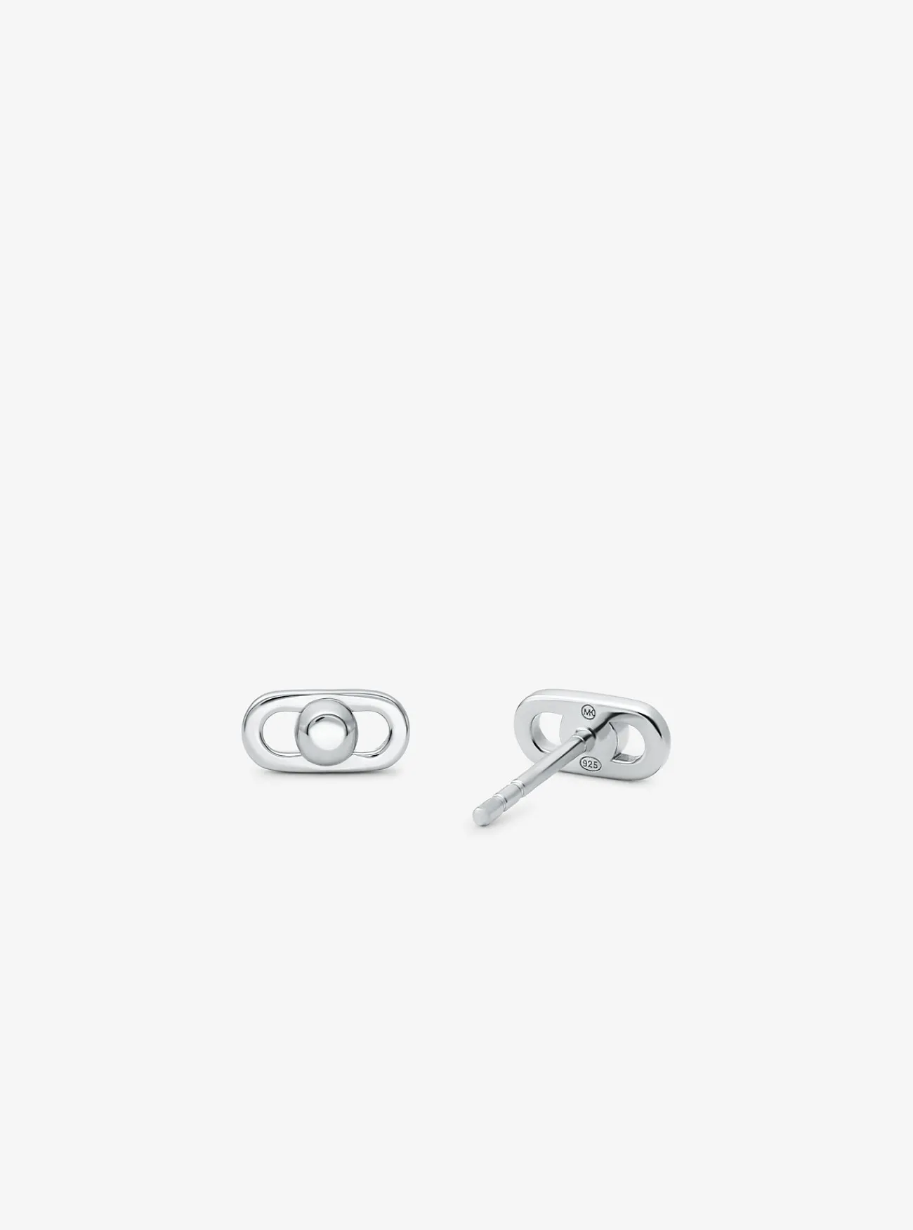 Michael Kors Oorbellen Astor van sterling met plating met edelmetaal, extra klein ZILVER Hot