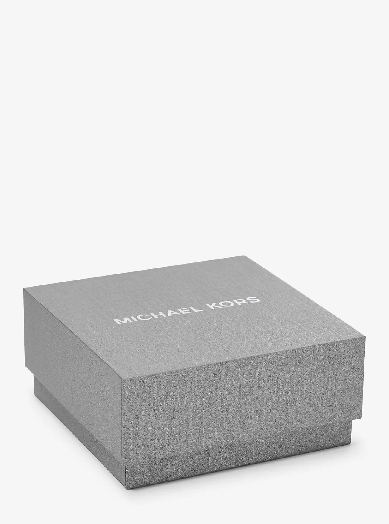 Michael Kors Oorknopjes Fulton van sterling met plating met edelmetaal, siersteentjes, logo en bedeltje ZILVER Fashion