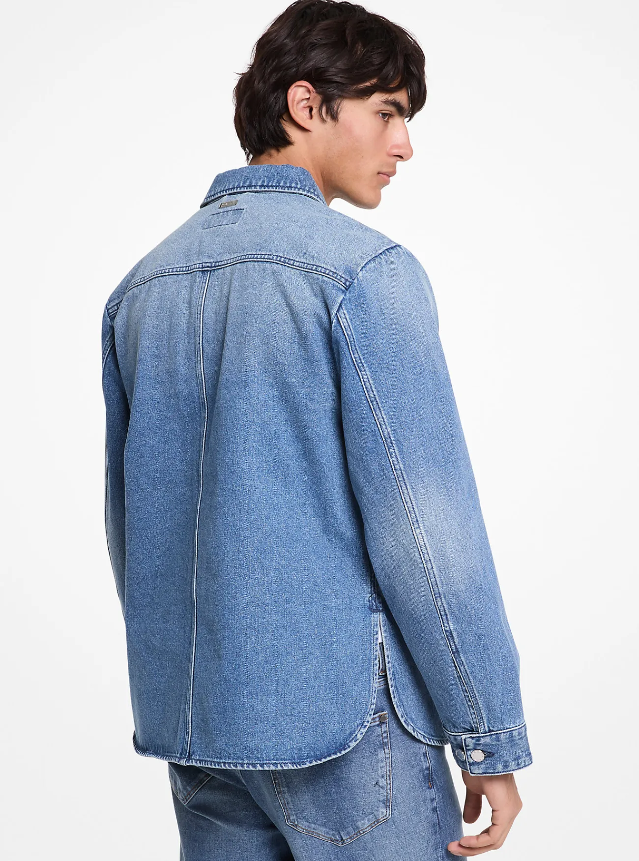 Michael Kors Overhemdjack van denim UNIONMETWASSING Outlet