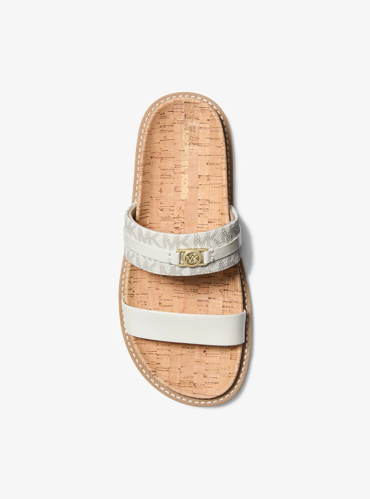 Michael Kors Platte slipper Mandy met kenmerkend logo Best