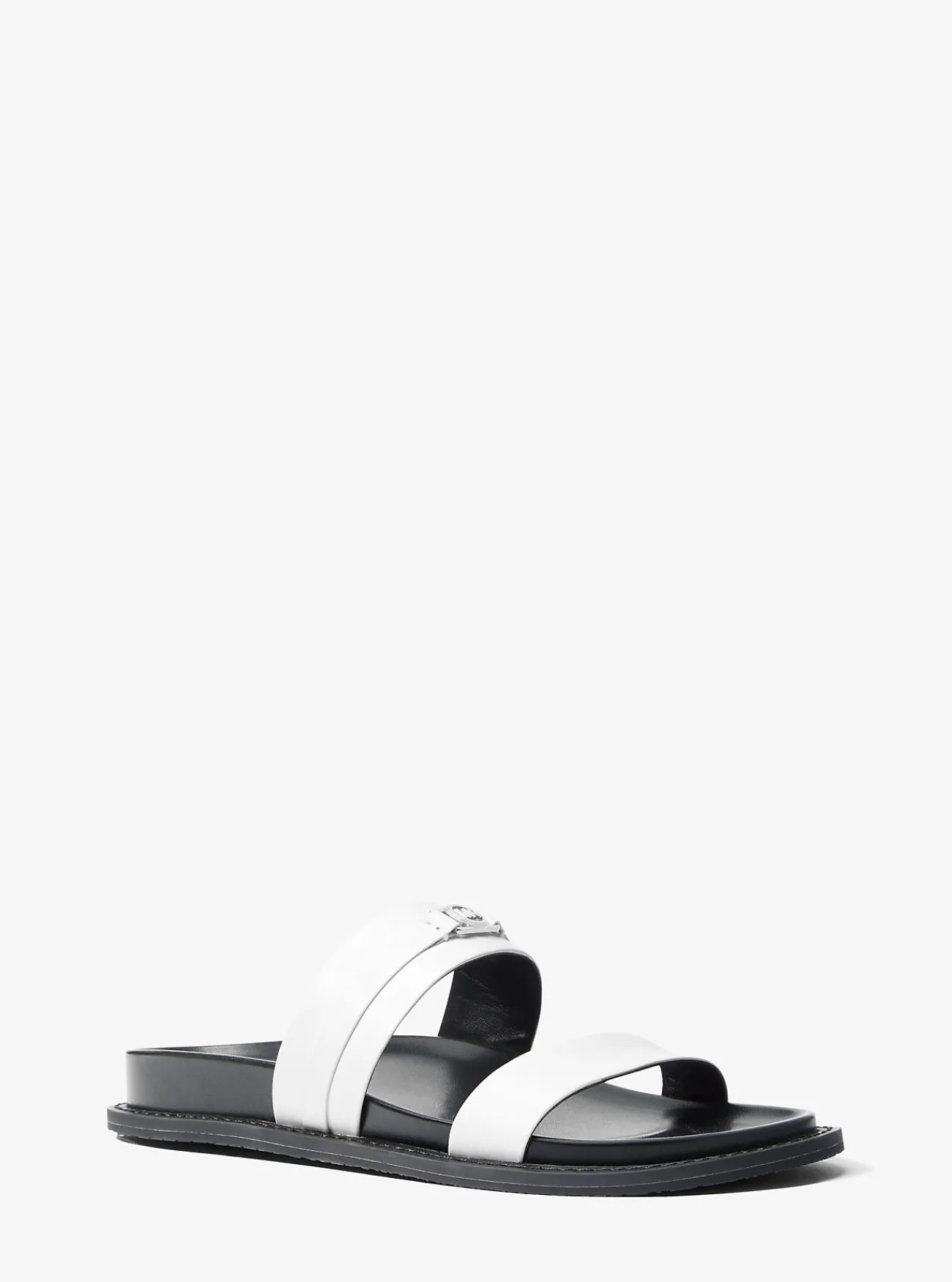 Michael Kors Platte slipper Mandy van leer OPTISCHWIT Best