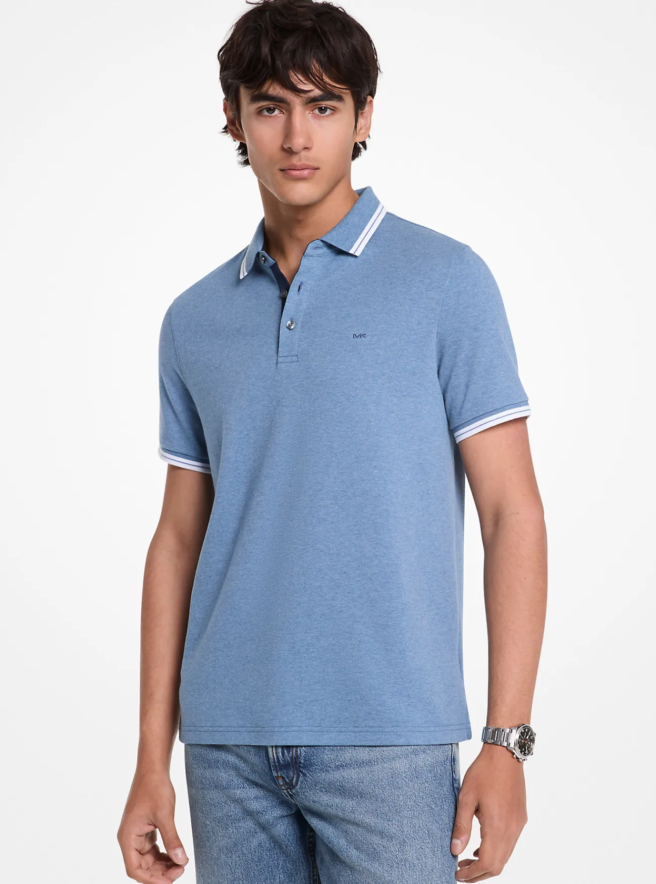 Michael Kors Poloshirt Greenwich van katoen DKCHMBHTHR Best