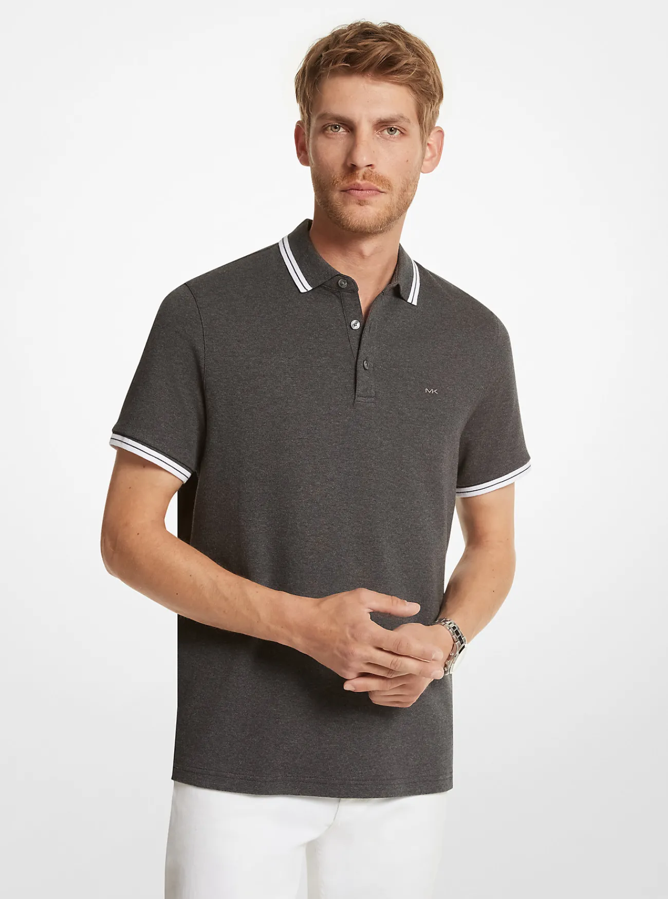 Michael Kors Poloshirt Greenwich van katoen HOUTSKOOL New